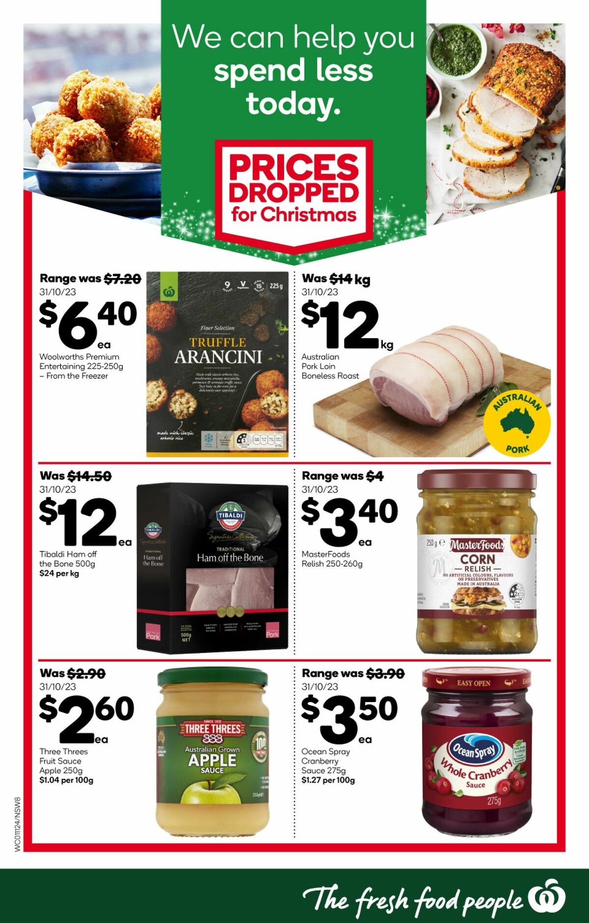 Woolworths Catalogues from 1 November