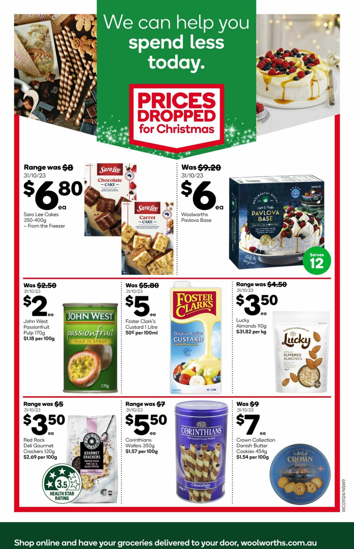 Woolworths Catalogues from 1 November