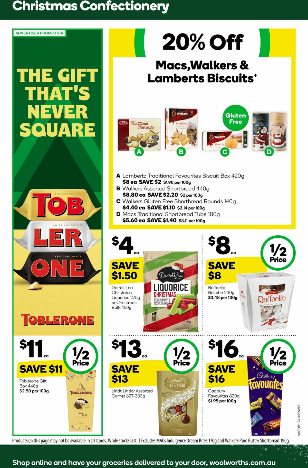 Woolworths Catalogues from 8 November