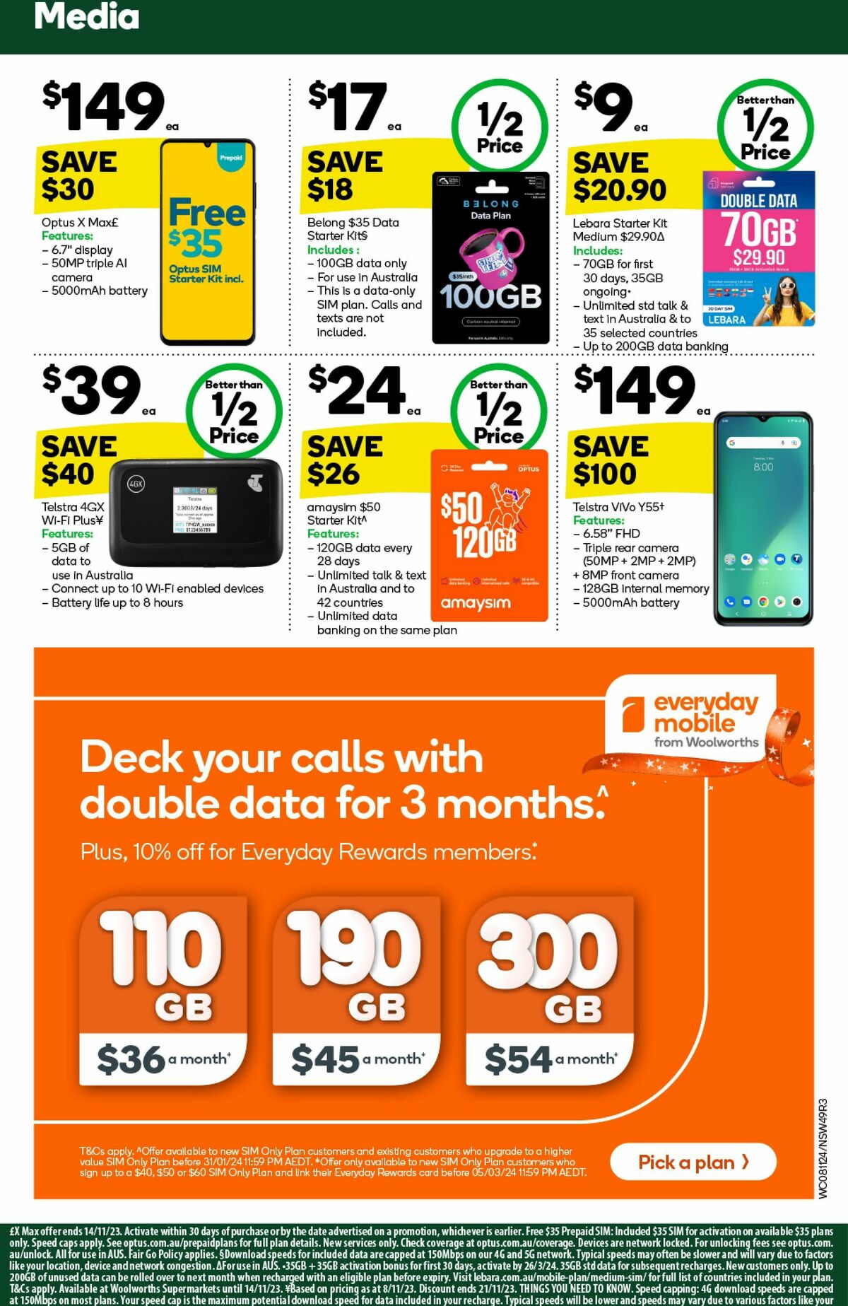 Woolworths Catalogues from 8 November