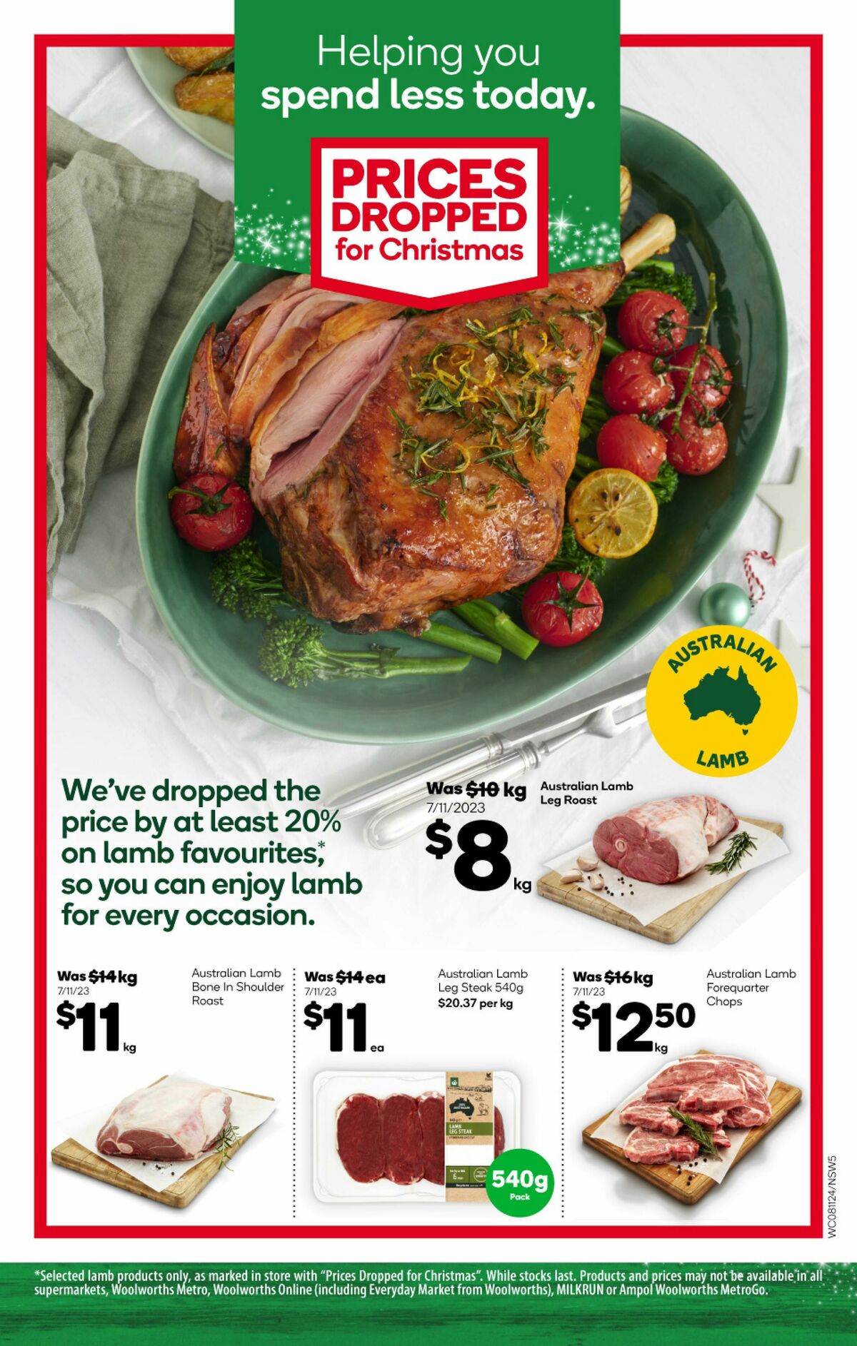 Woolworths Catalogues from 8 November