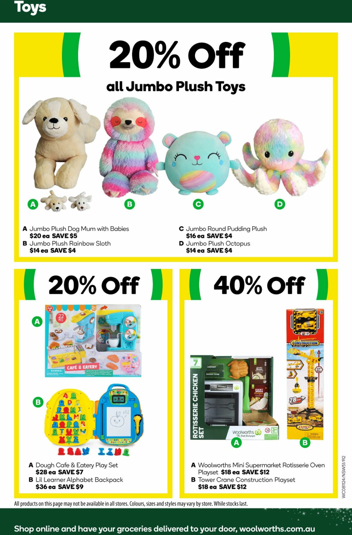 Woolworths Catalogues from 8 November