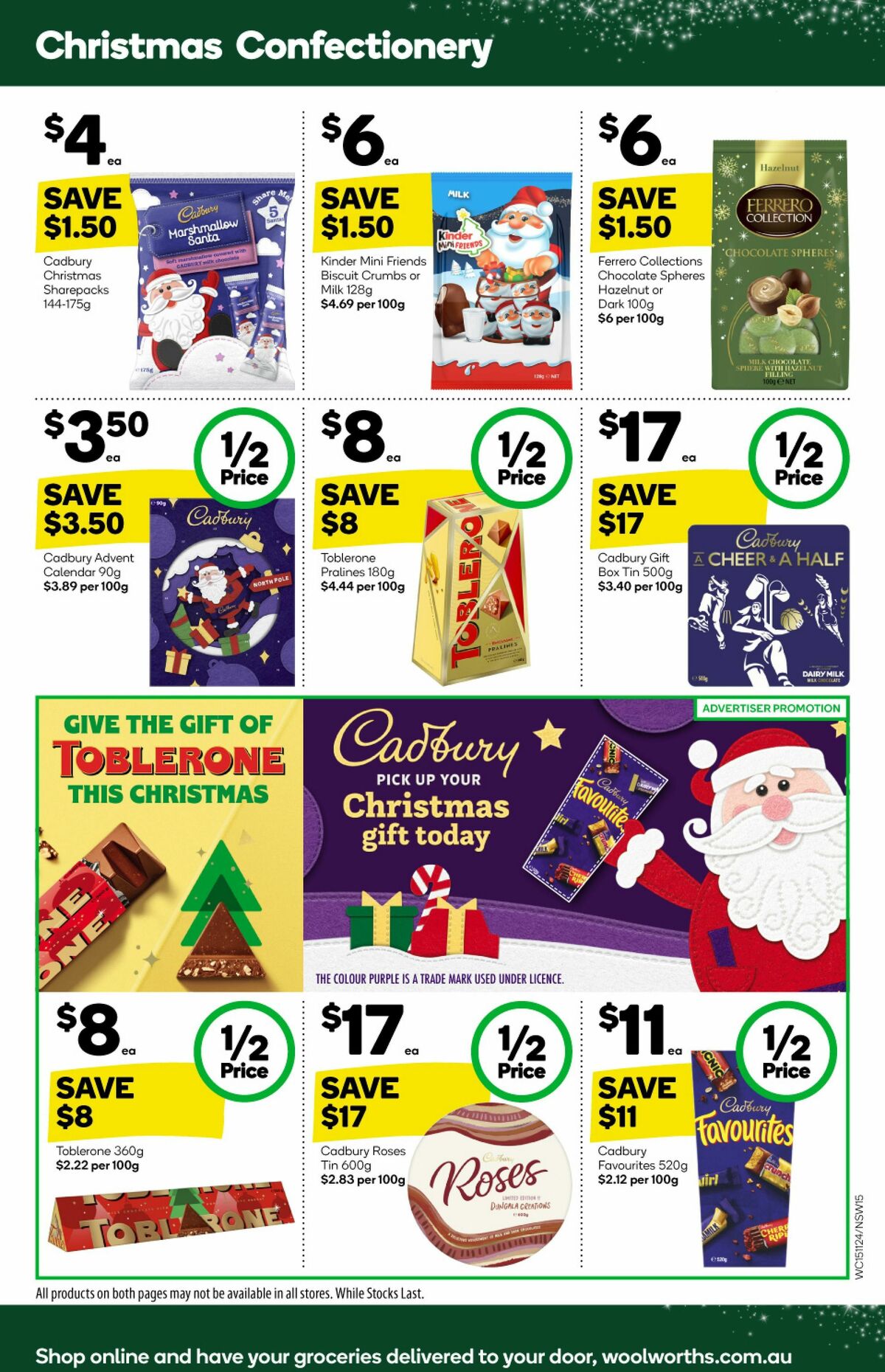 Woolworths Catalogues from 15 November