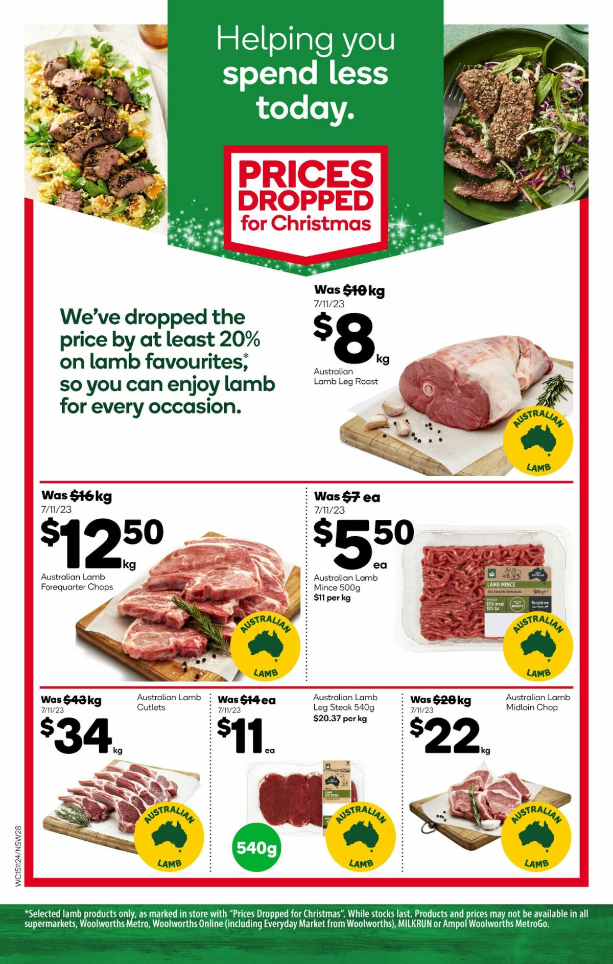 Woolworths Catalogues from 15 November