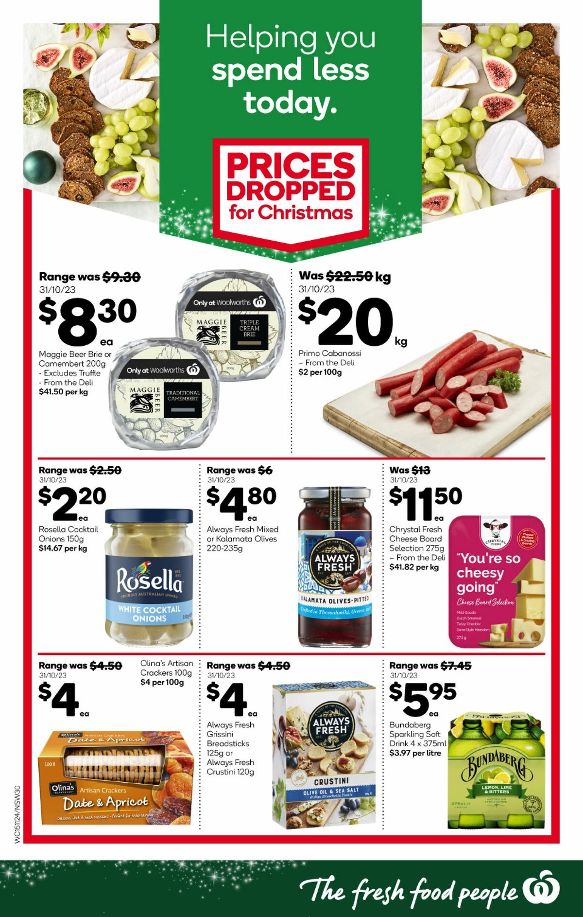 Woolworths Catalogues from 15 November