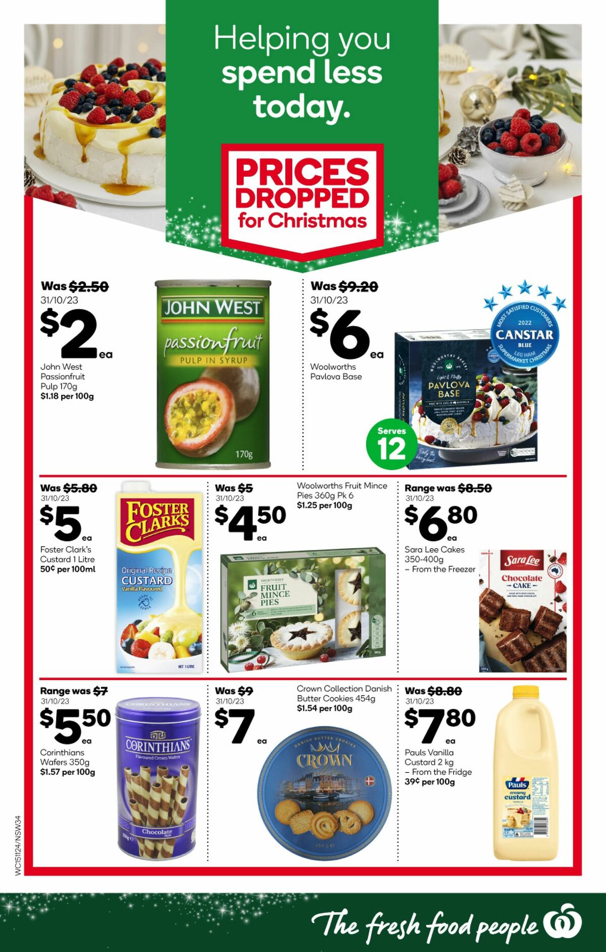 Woolworths Catalogues from 15 November