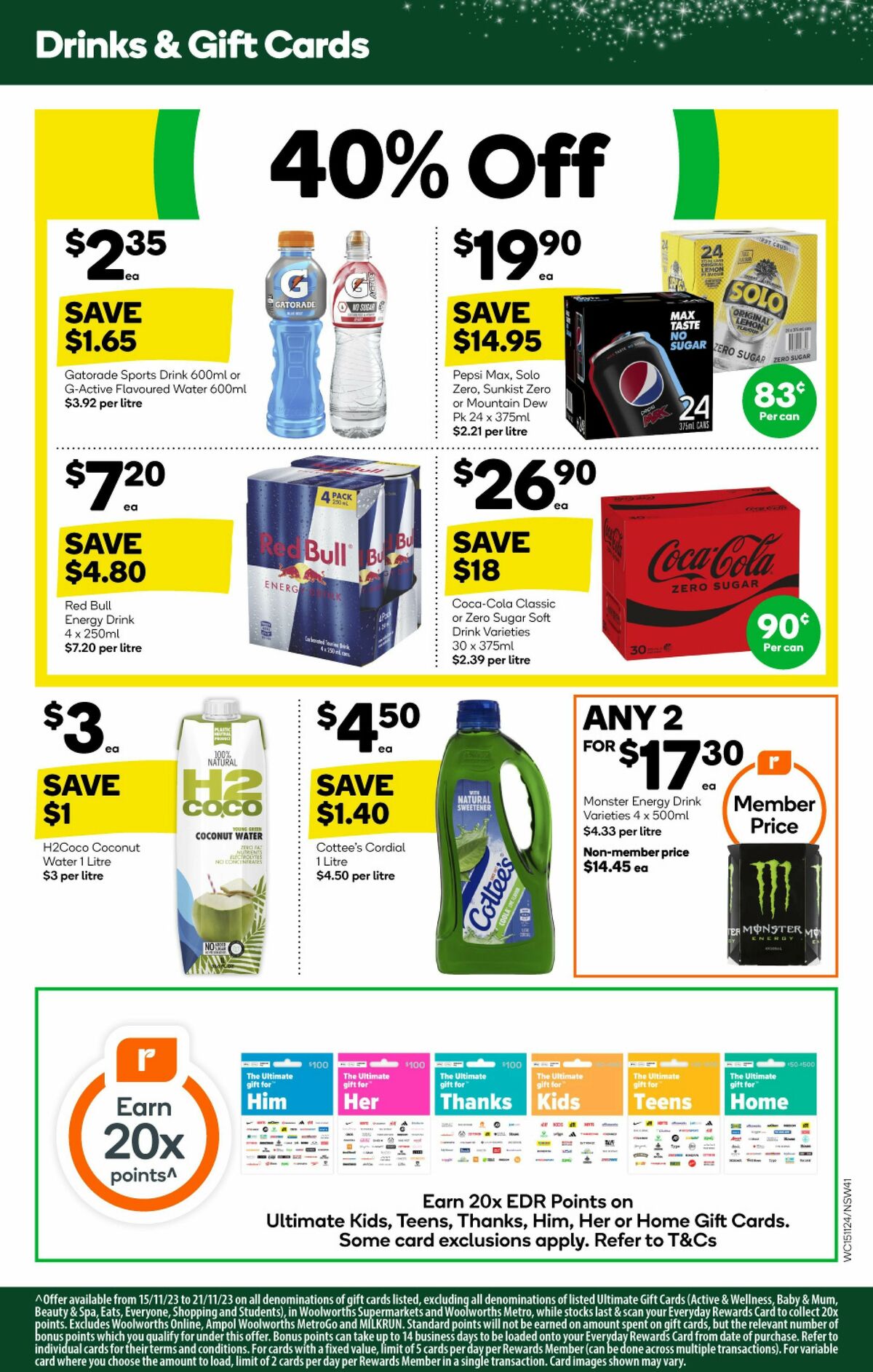 Woolworths Catalogues from 15 November