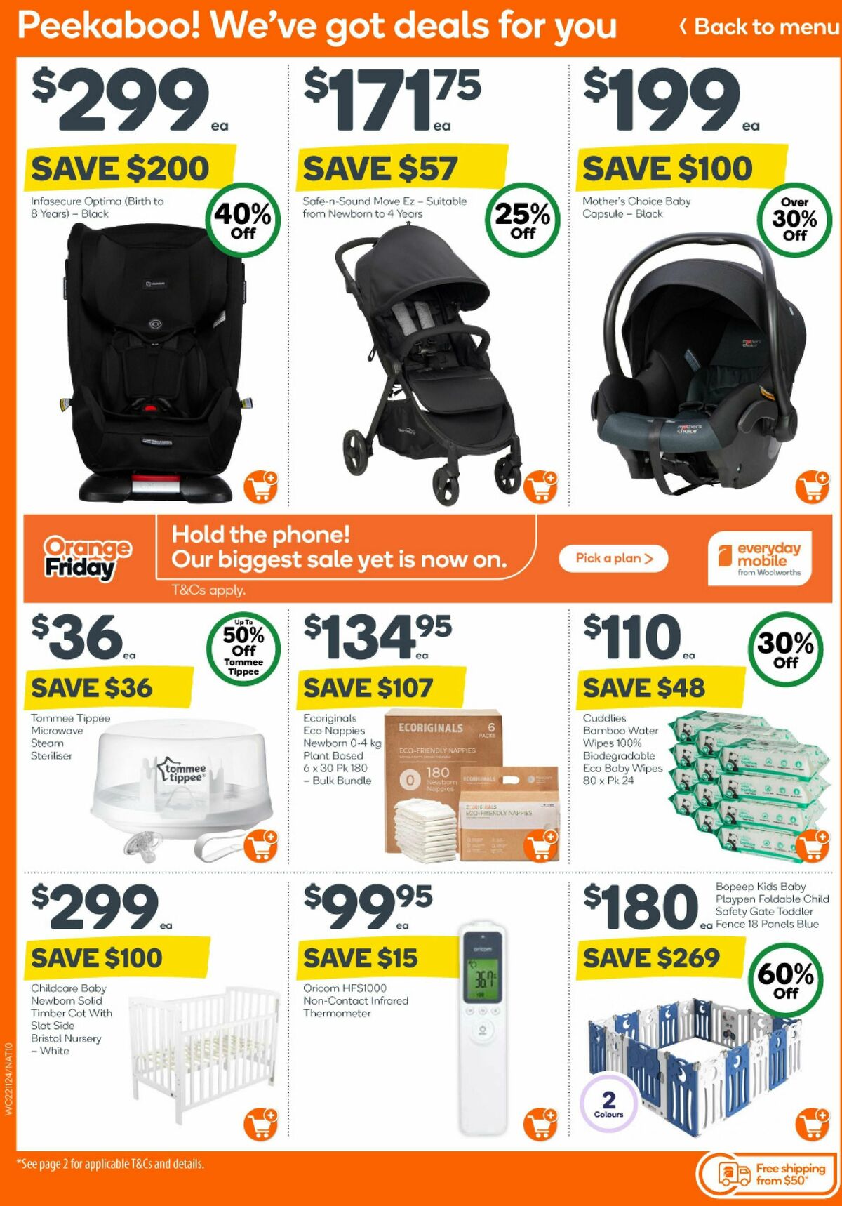 Woolworths Orange Friday Catalogues from 22 November