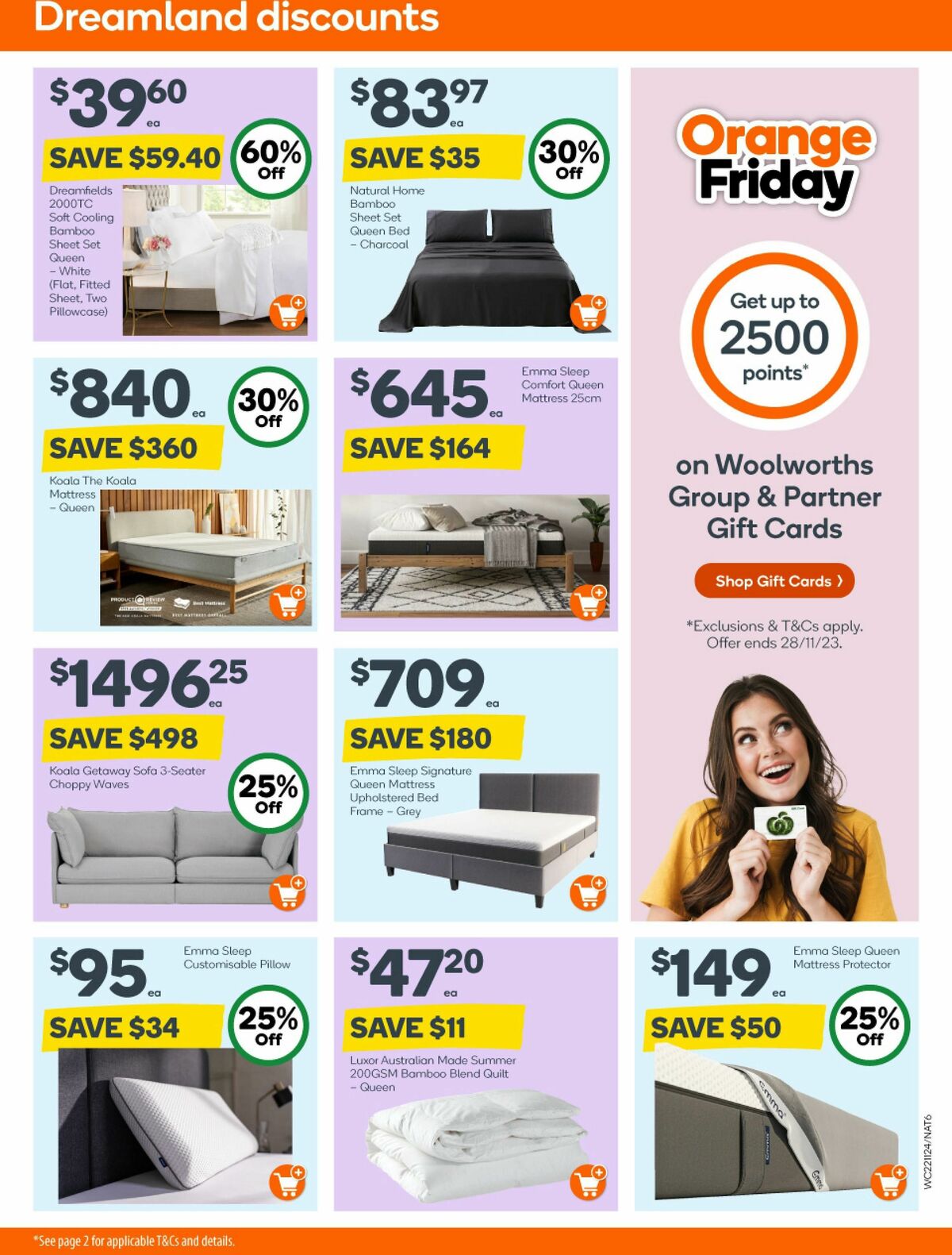 Woolworths Orange Friday Catalogues from 22 November