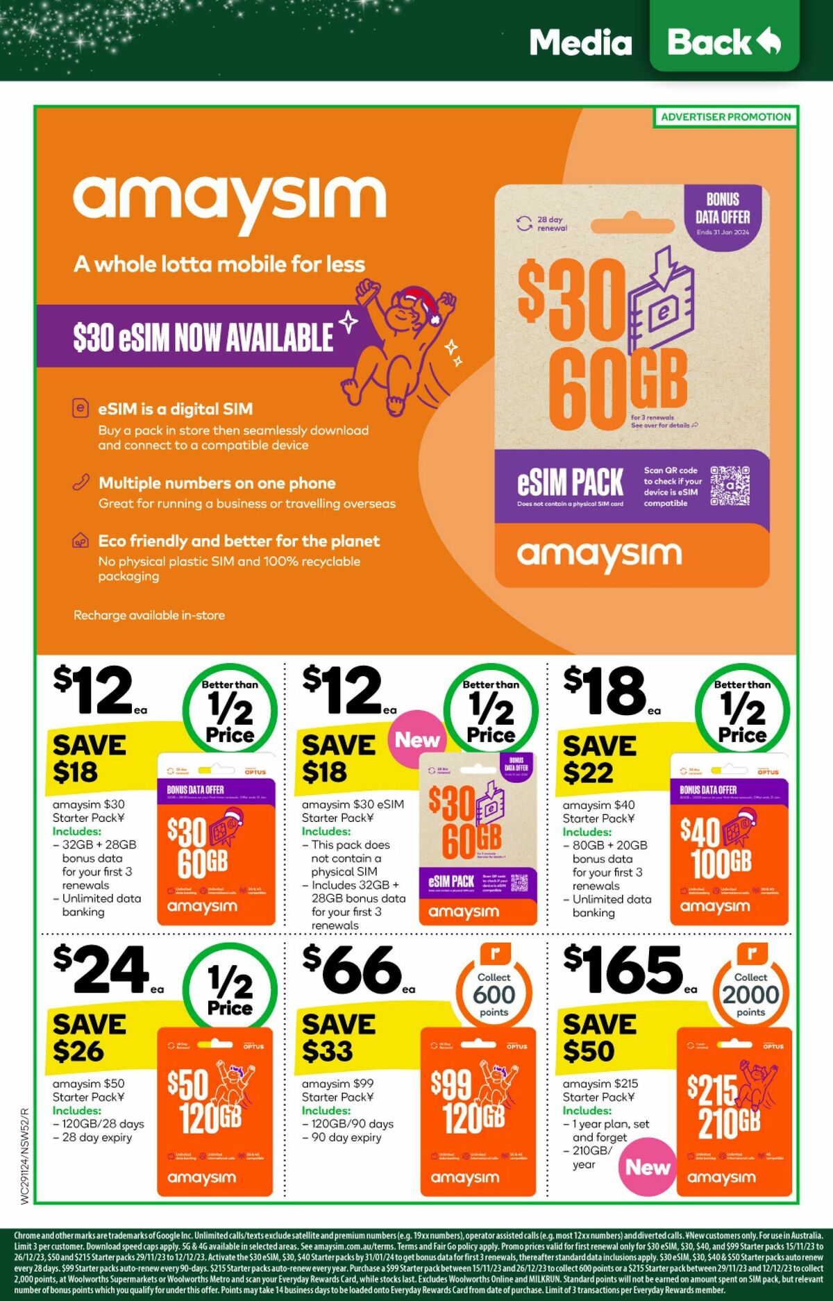 Woolworths Catalogues from 29 November