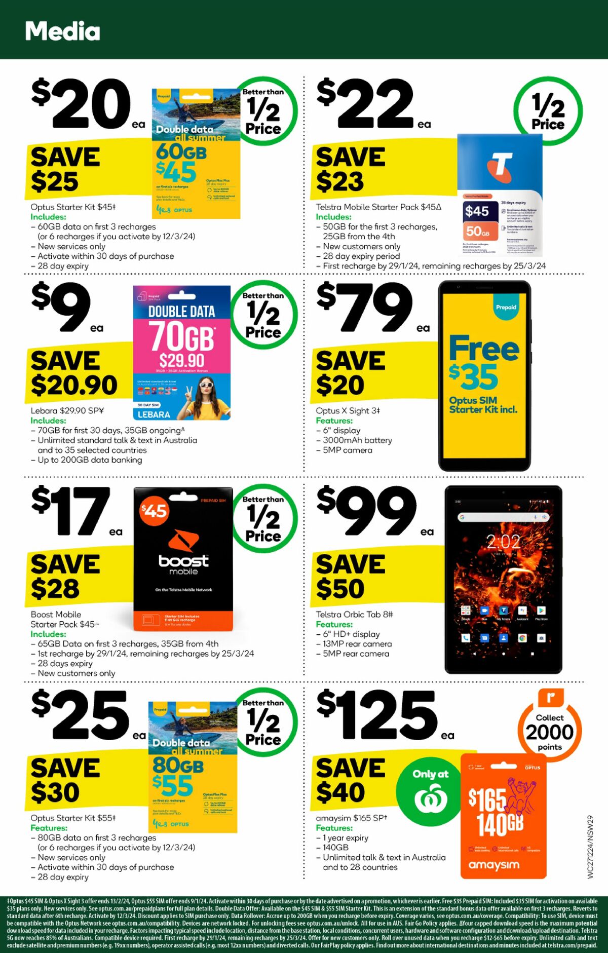 Woolworths Catalogues from 27 December