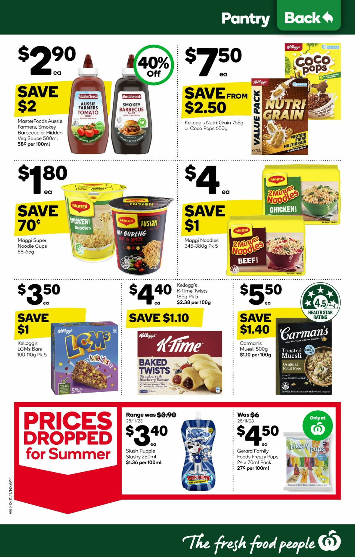 Woolworths Catalogues from 3 January