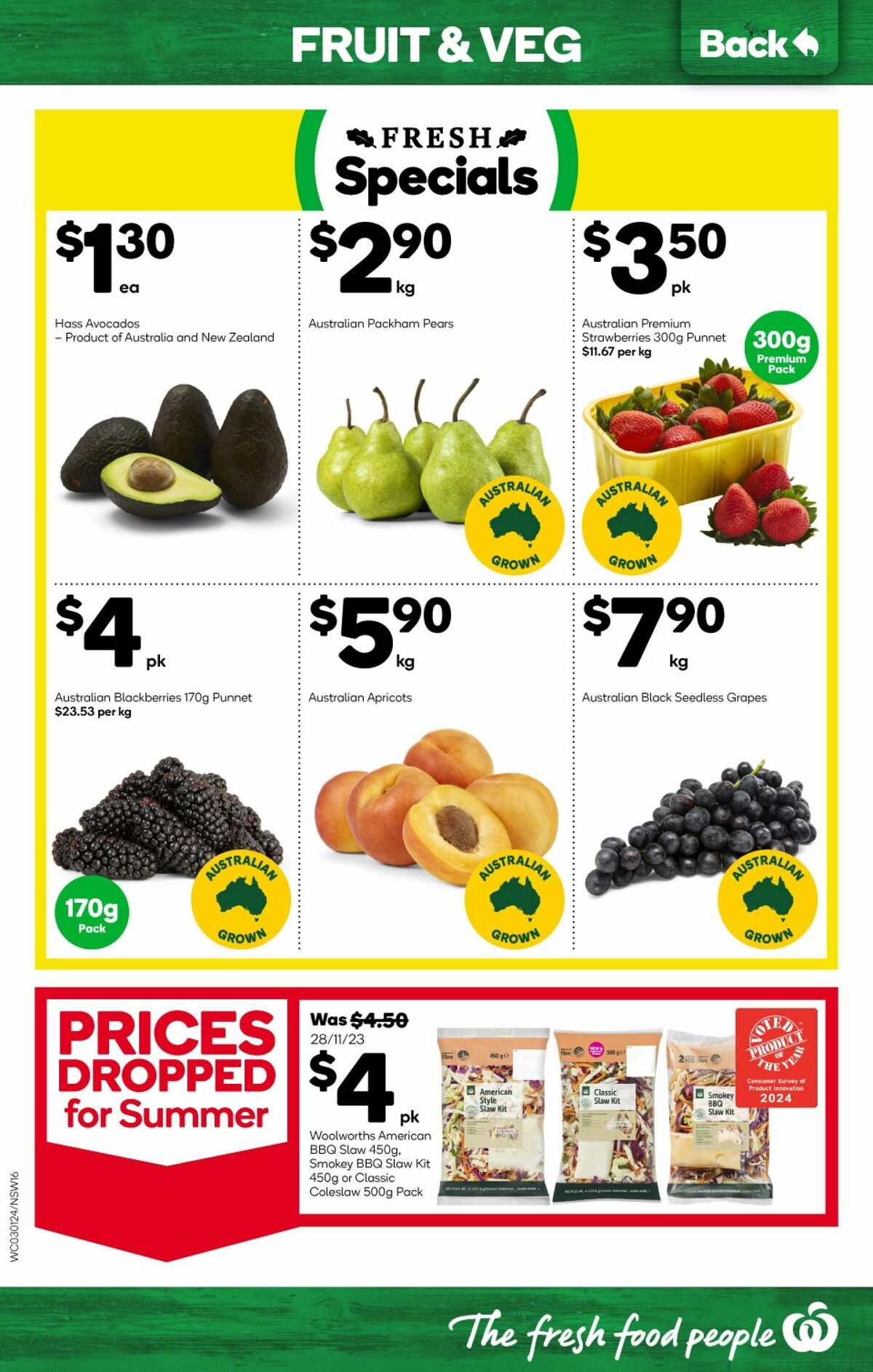 Woolworths Catalogues from 3 January