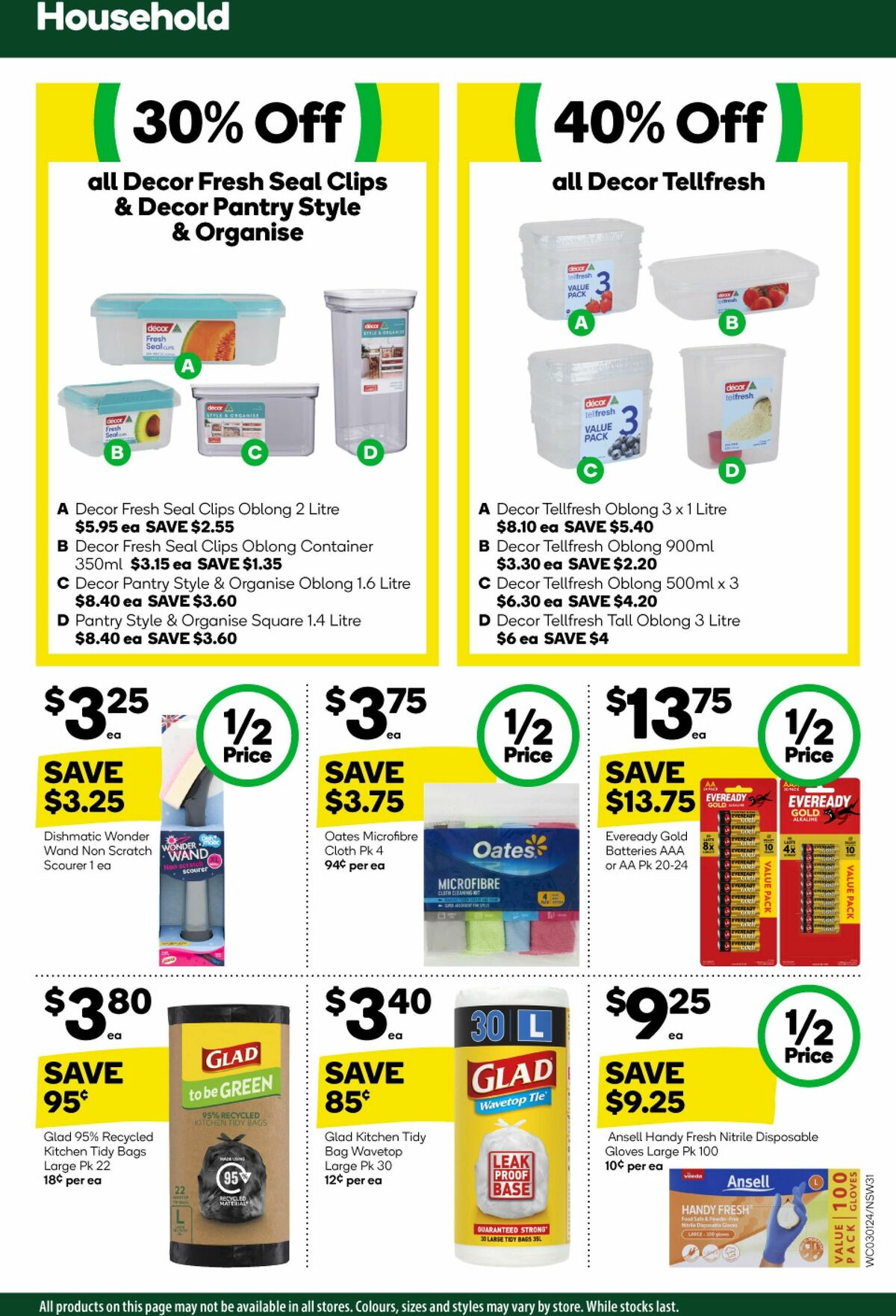 Woolworths Catalogues from 3 January