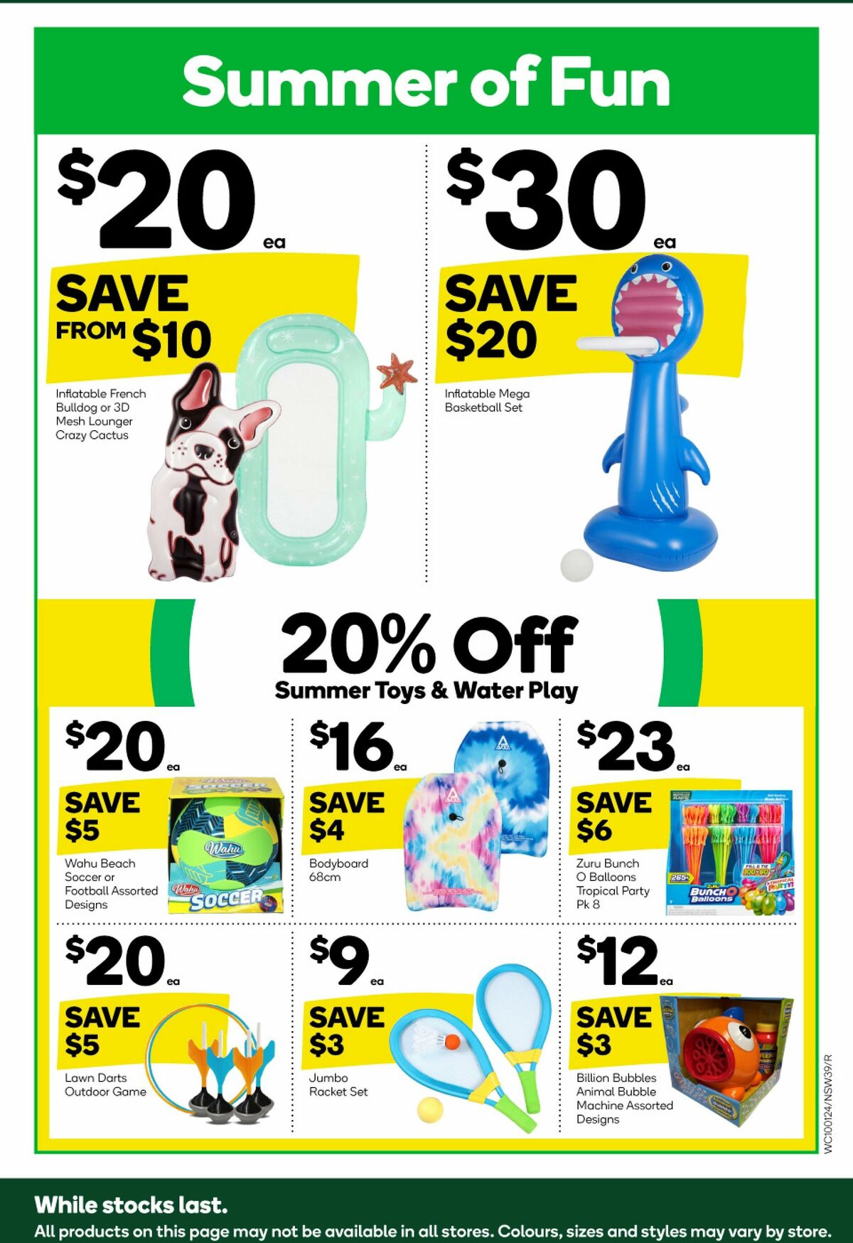 Woolworths Catalogues from 10 January