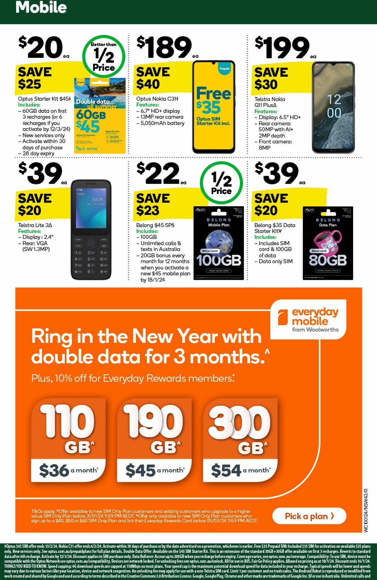 Woolworths Catalogues from 10 January