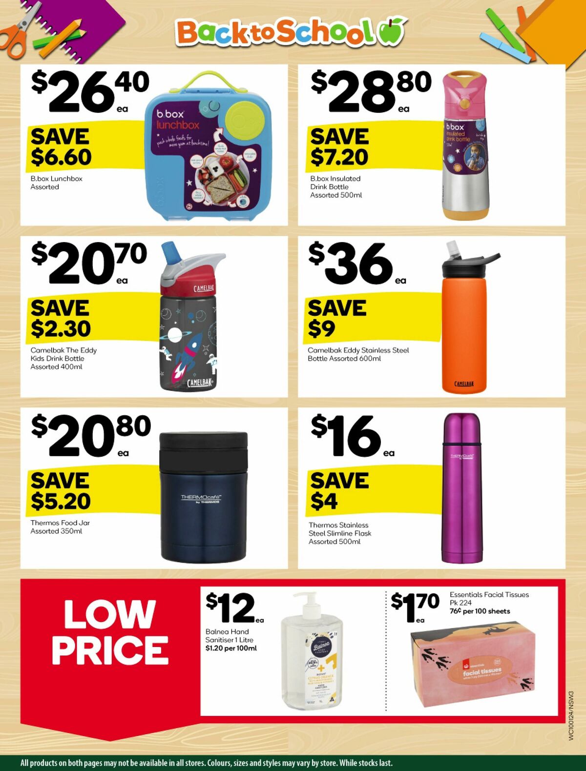 Woolworths Back to School Catalogues from 10 January