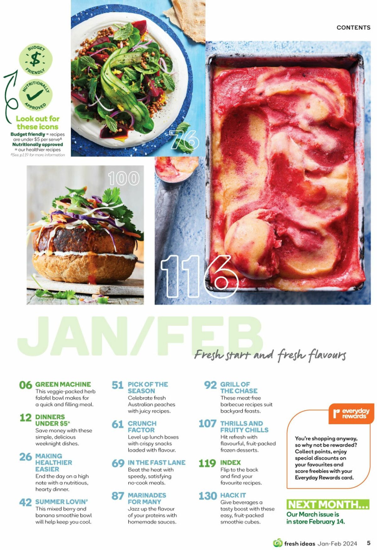 Woolworths Fresh Magazine January / February Catalogues from 12 January