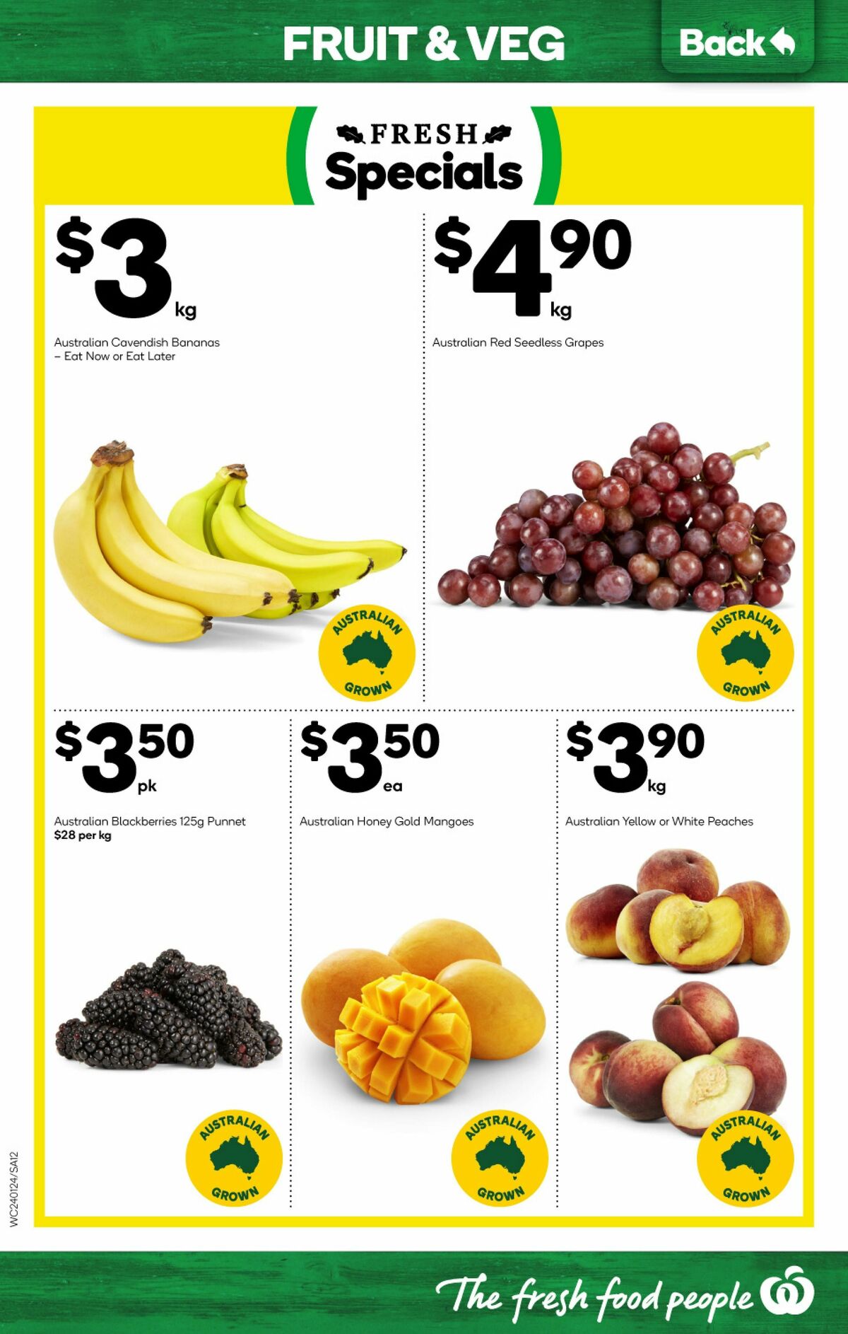 Woolworths Catalogues from 24 January