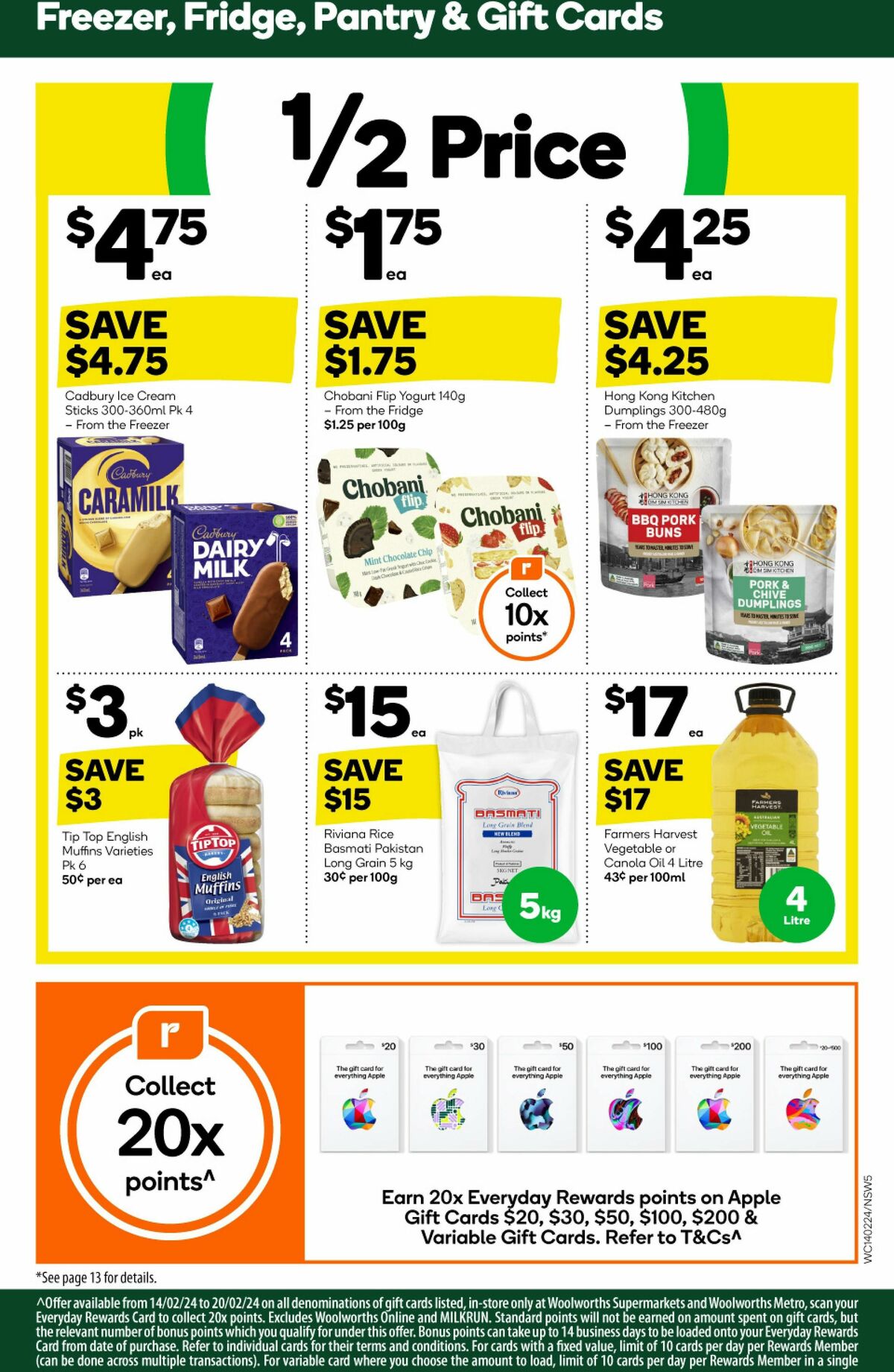 Woolworths Catalogues from 14 February