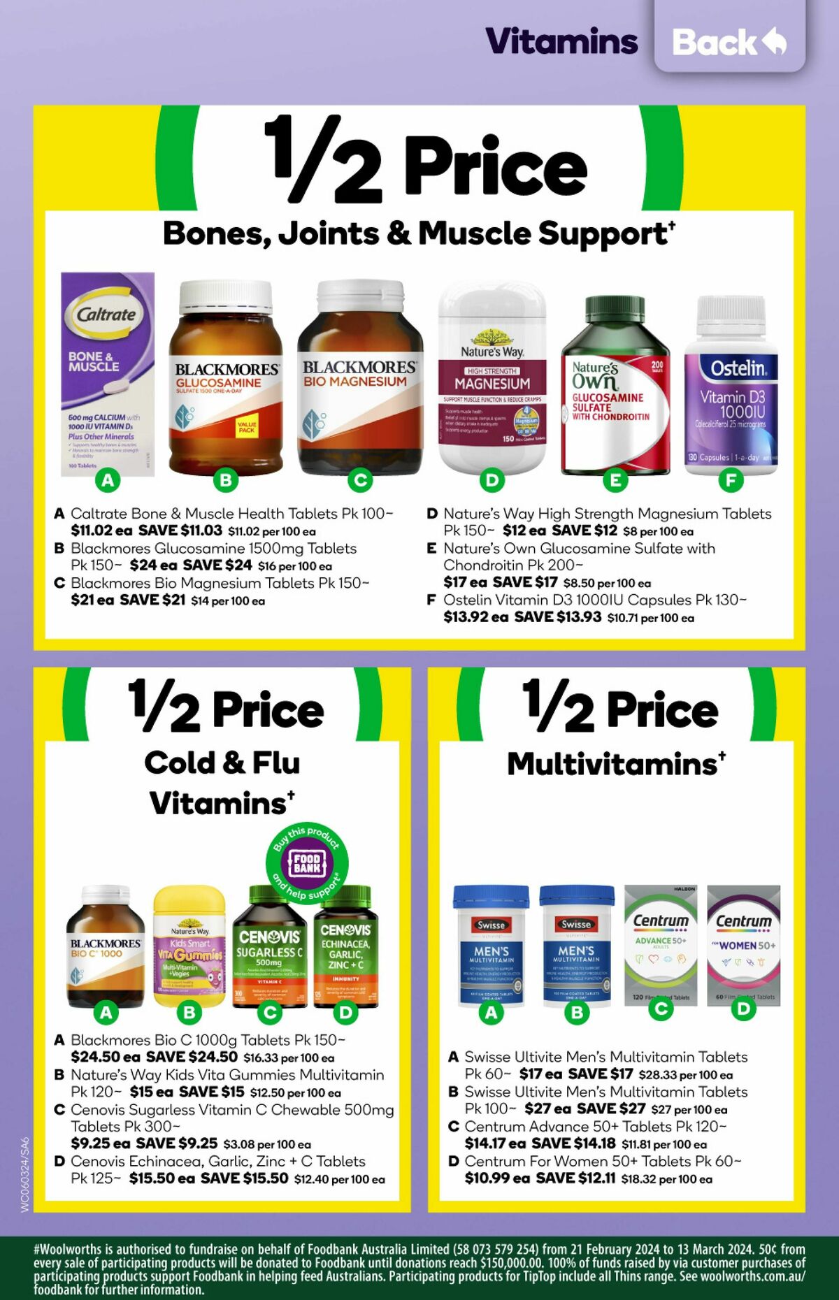 Woolworths Catalogues from 6 March