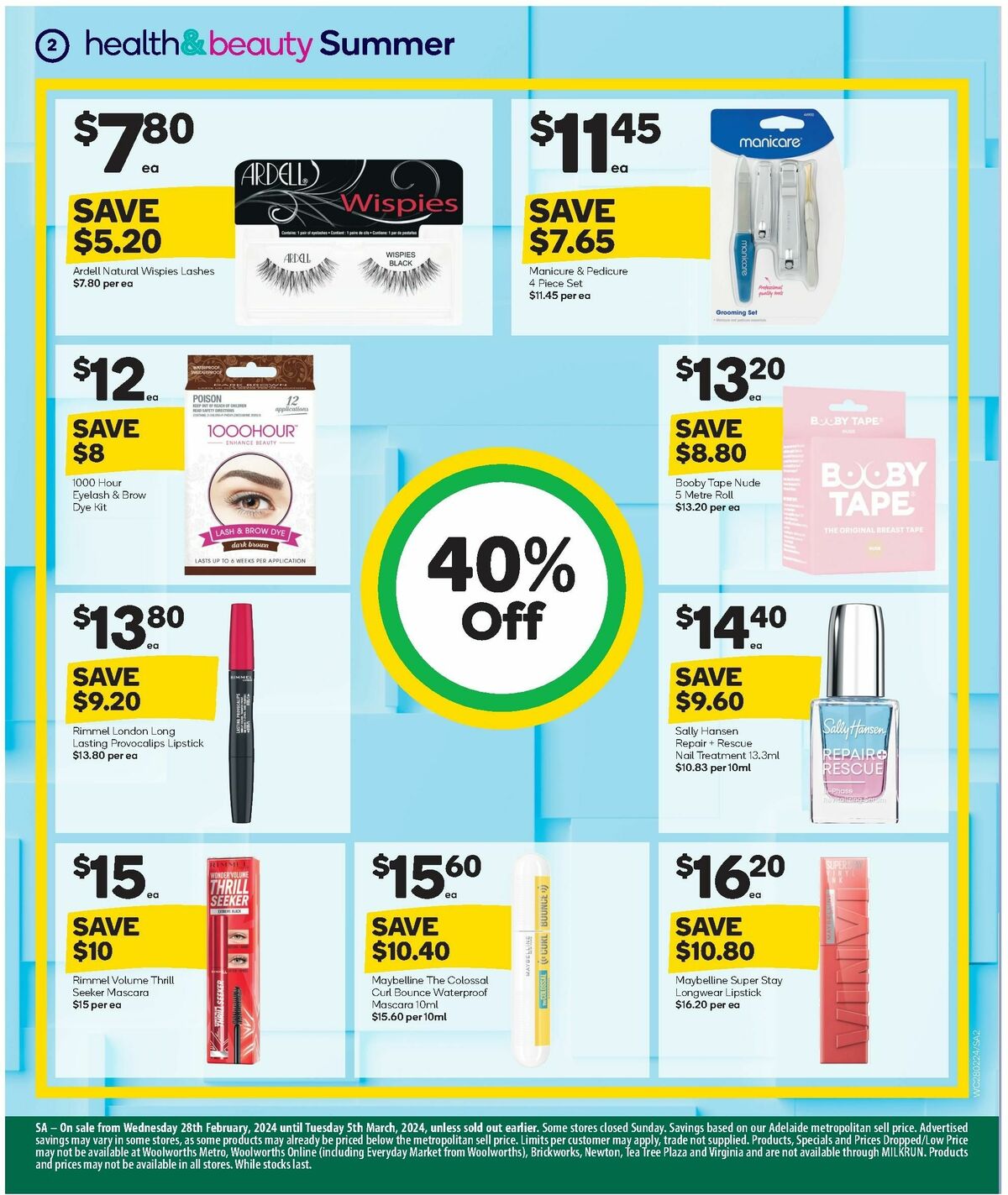 Woolworths Summer Health & Beauty Catalogues from 28 February