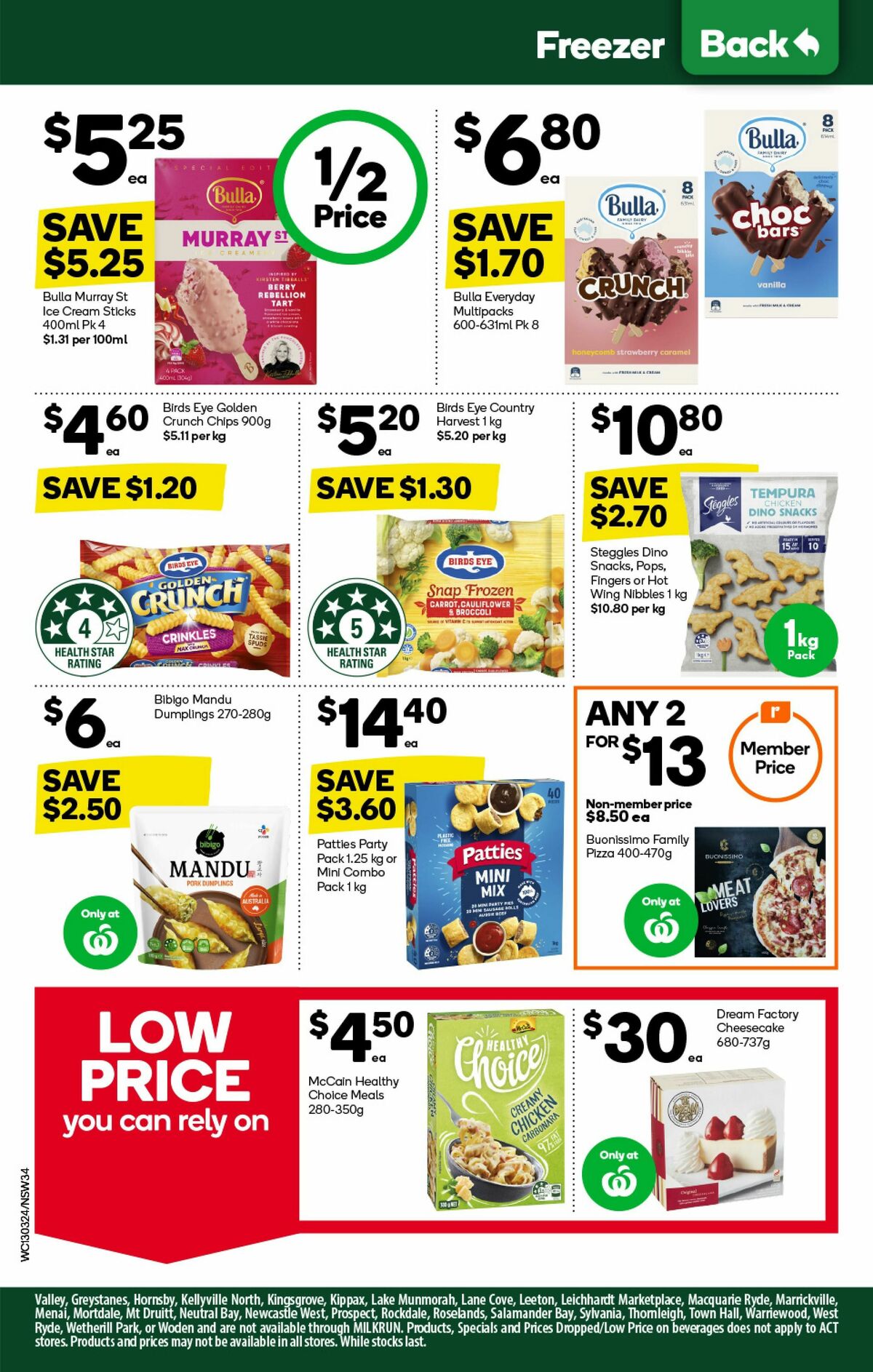 Woolworths Catalogues from 13 March