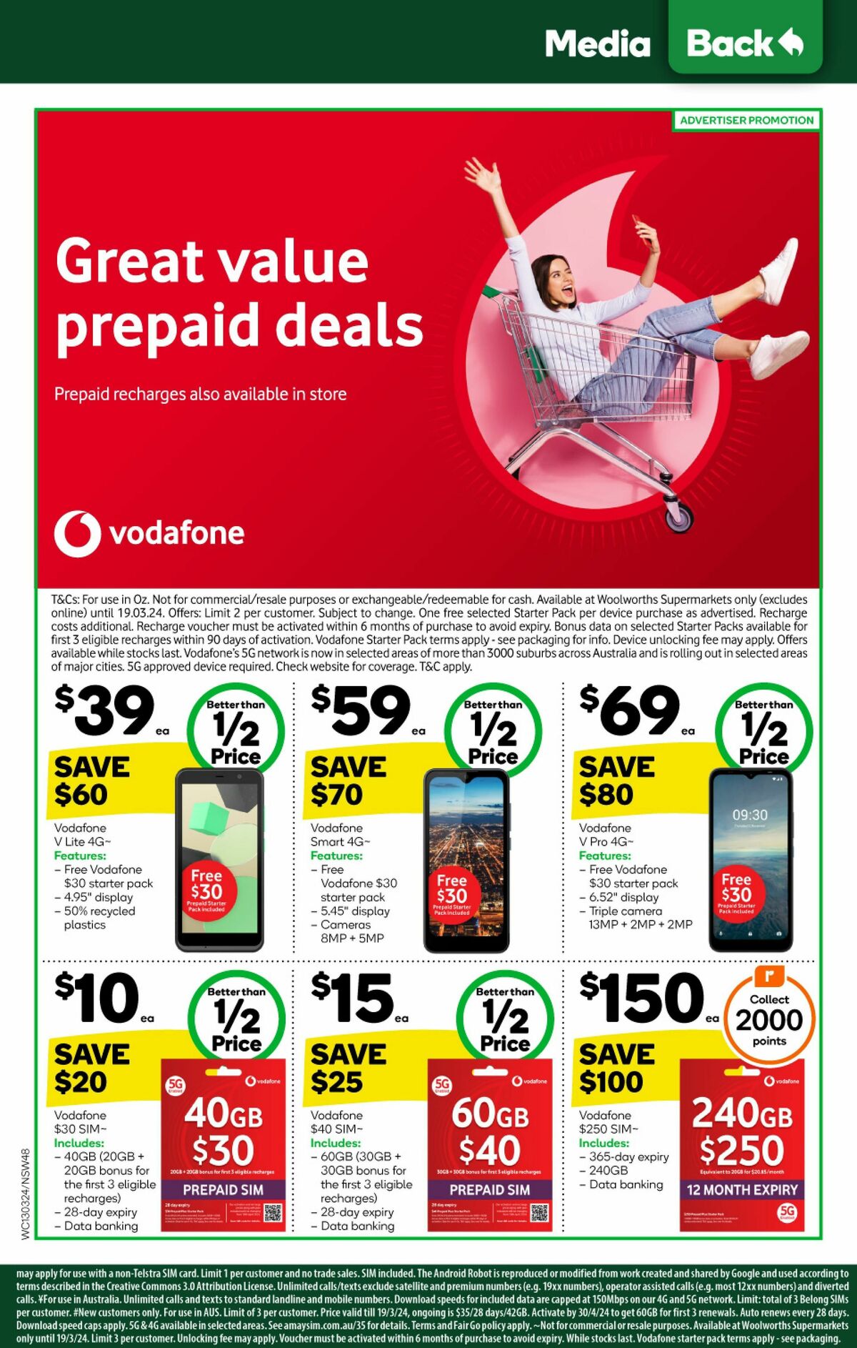 Woolworths Catalogues from 13 March