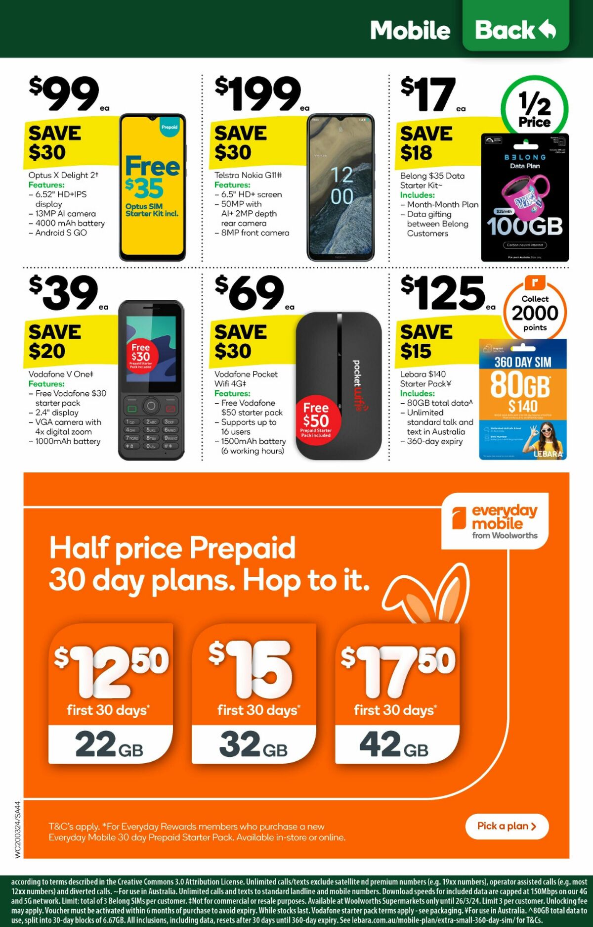 Woolworths Catalogues from 20 March