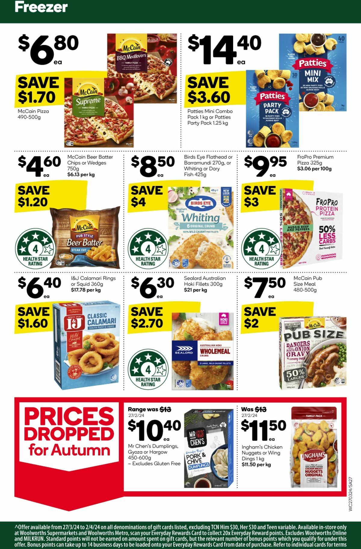 Woolworths Catalogues from 27 March