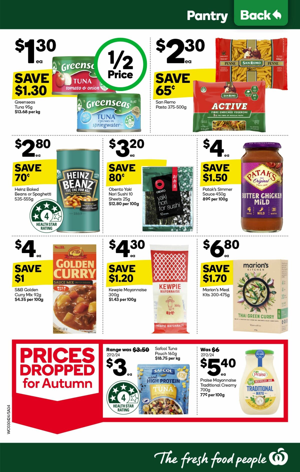 Woolworths Catalogues from 3 April