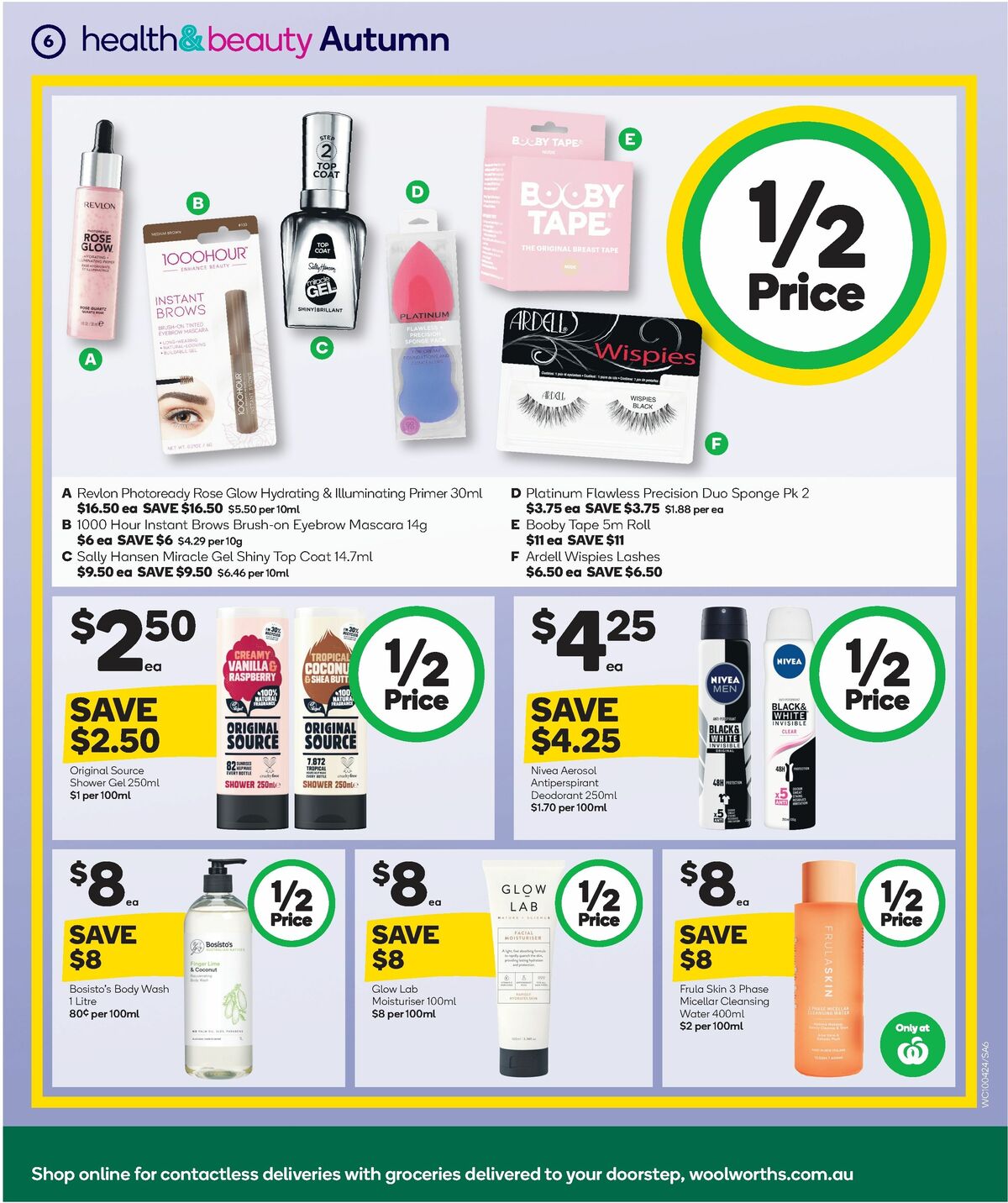 Woolworths Autumn Health & Beauty Catalogues from 10 April