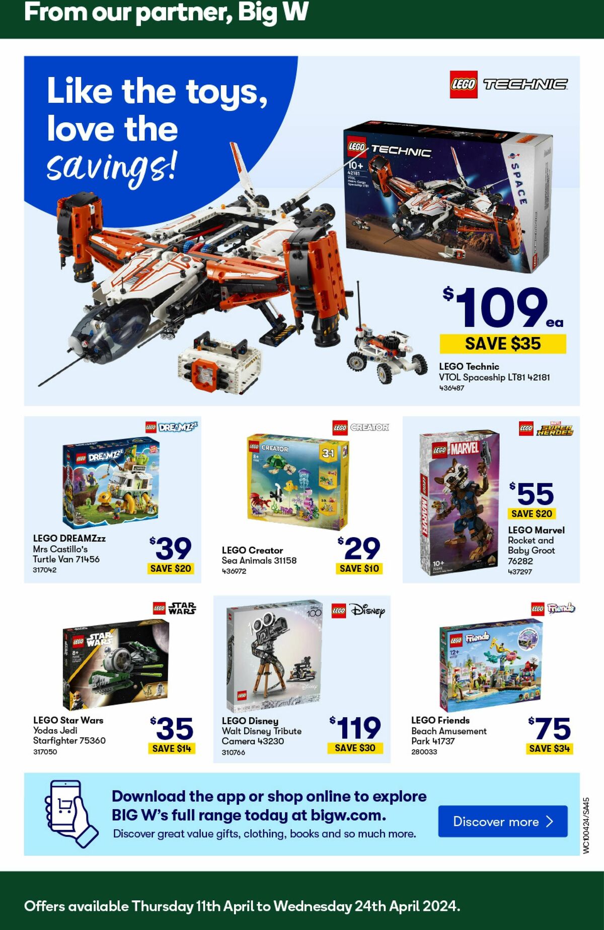 Woolworths Catalogues from 10 April