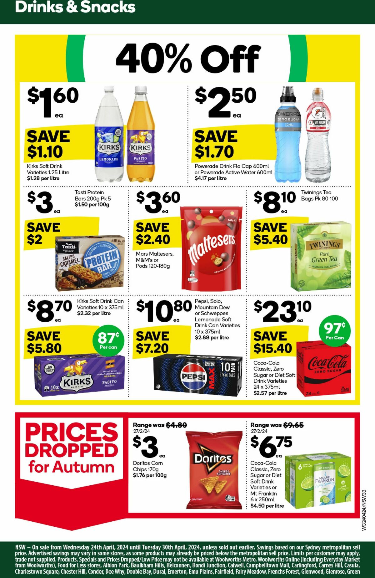 Woolworths Catalogues from 24 April