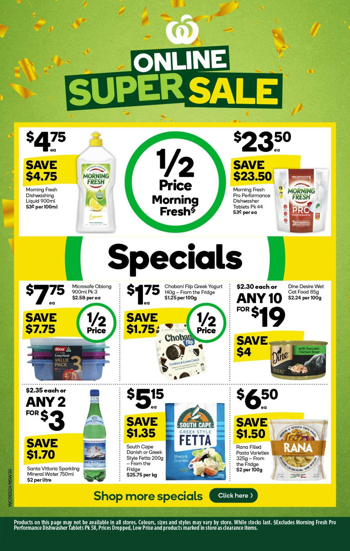 Woolworths Catalogues from 1 May