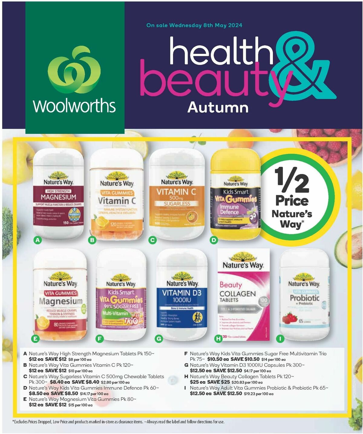 Woolworths Autumn Health & Beauty Catalogues from 8 May