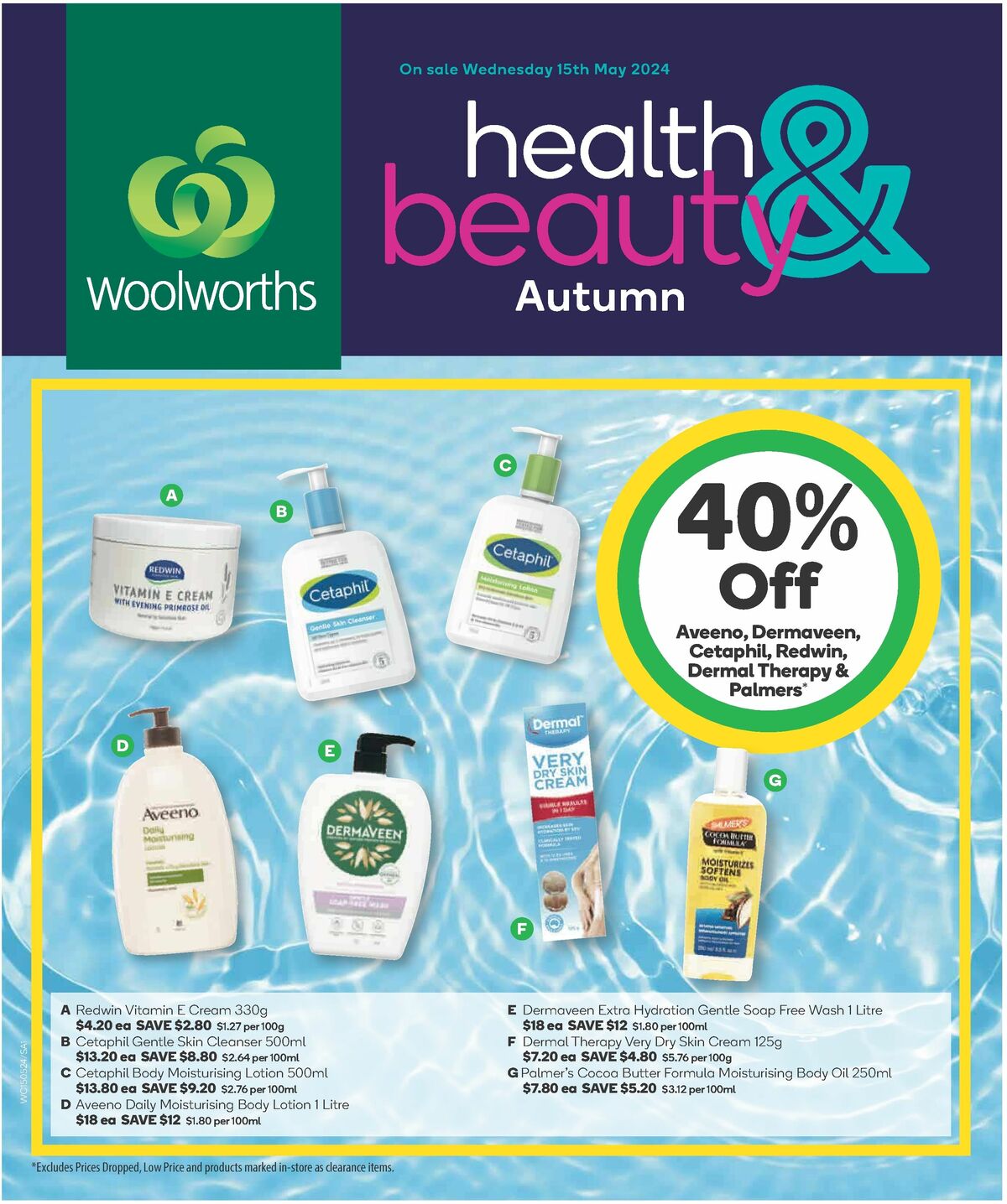 Woolworths Autumn Health & Beauty Catalogues from 15 May