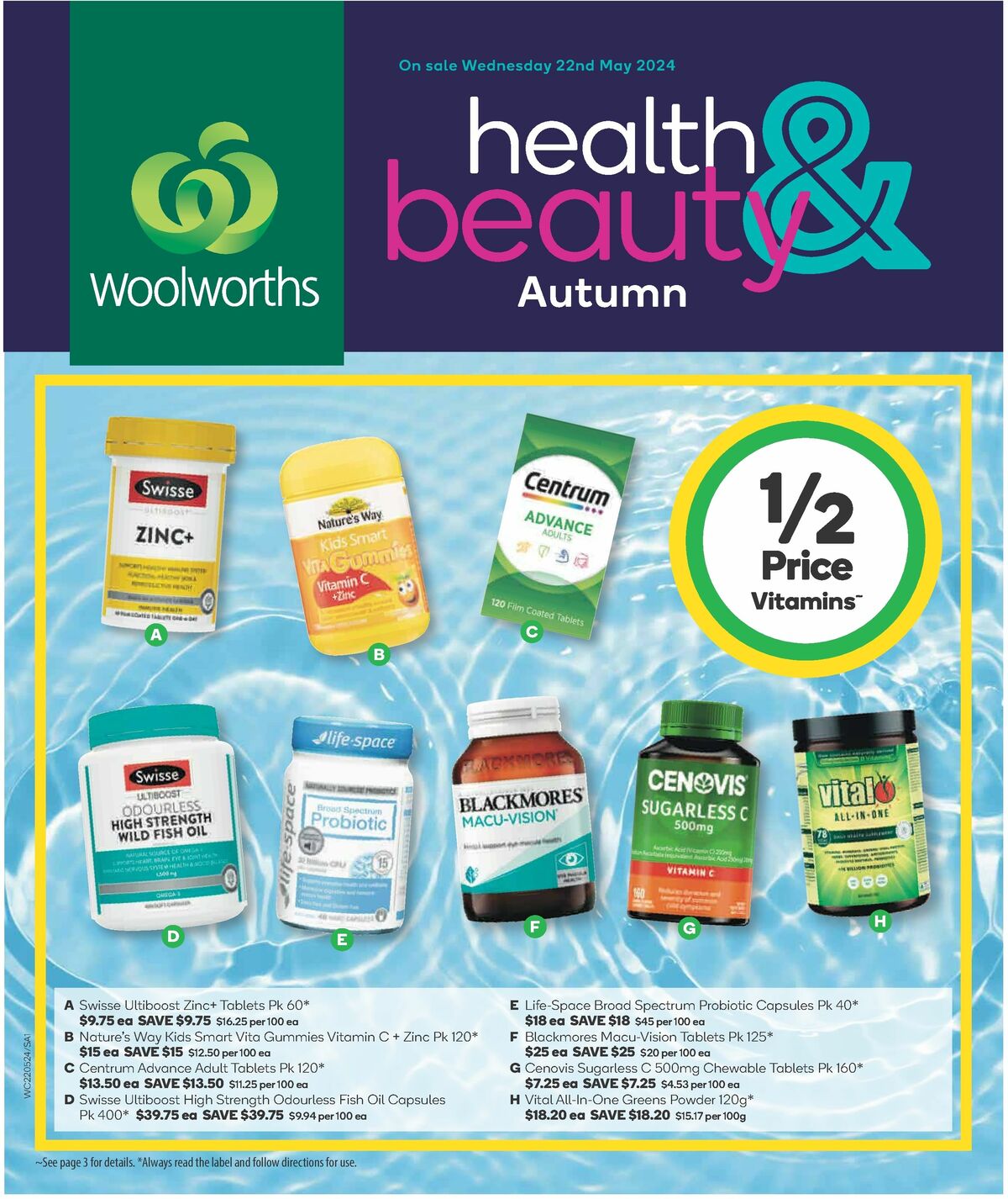 Woolworths Autumn Health & Beauty Catalogues from 22 May