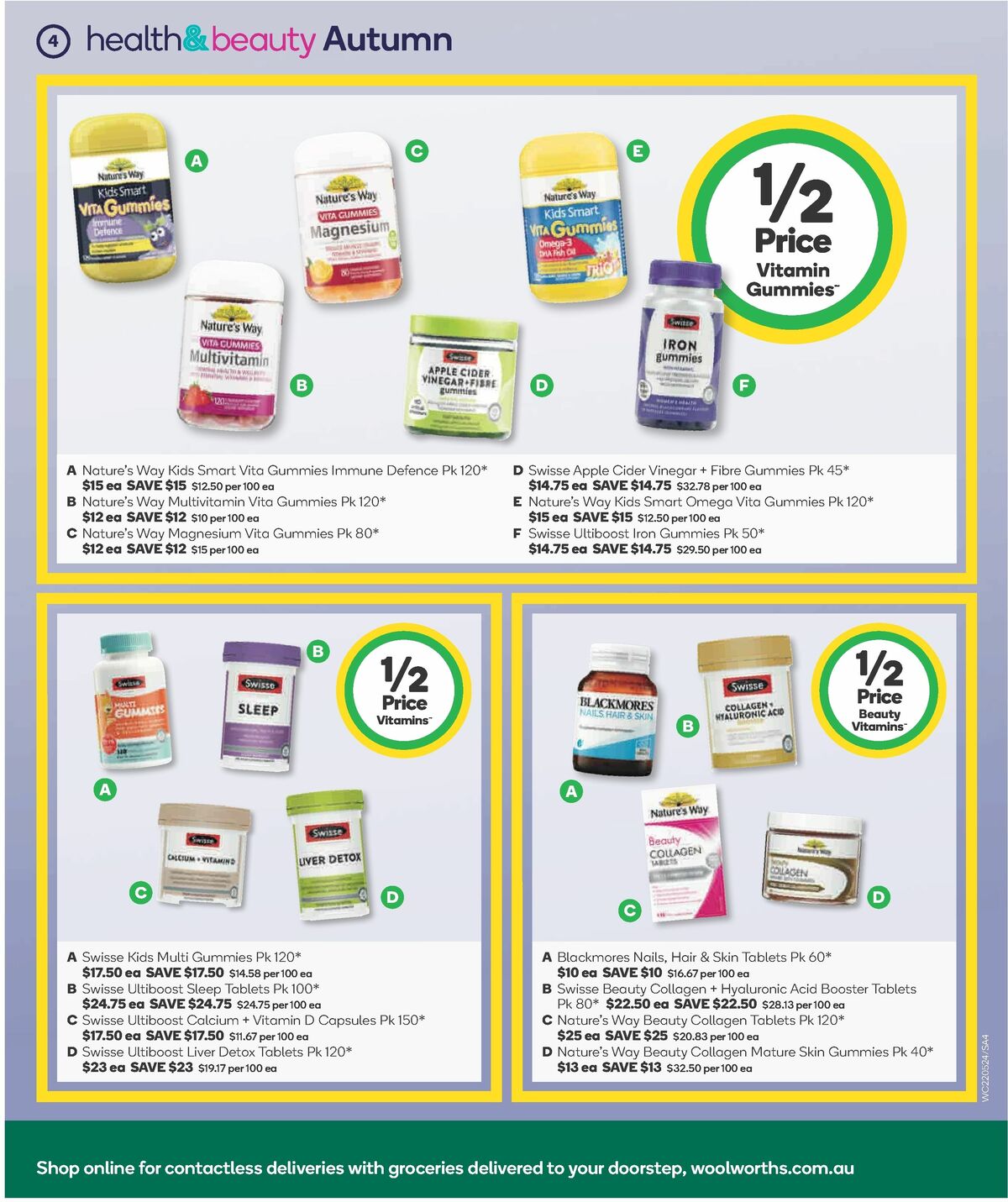 Woolworths Autumn Health & Beauty Catalogues from 22 May