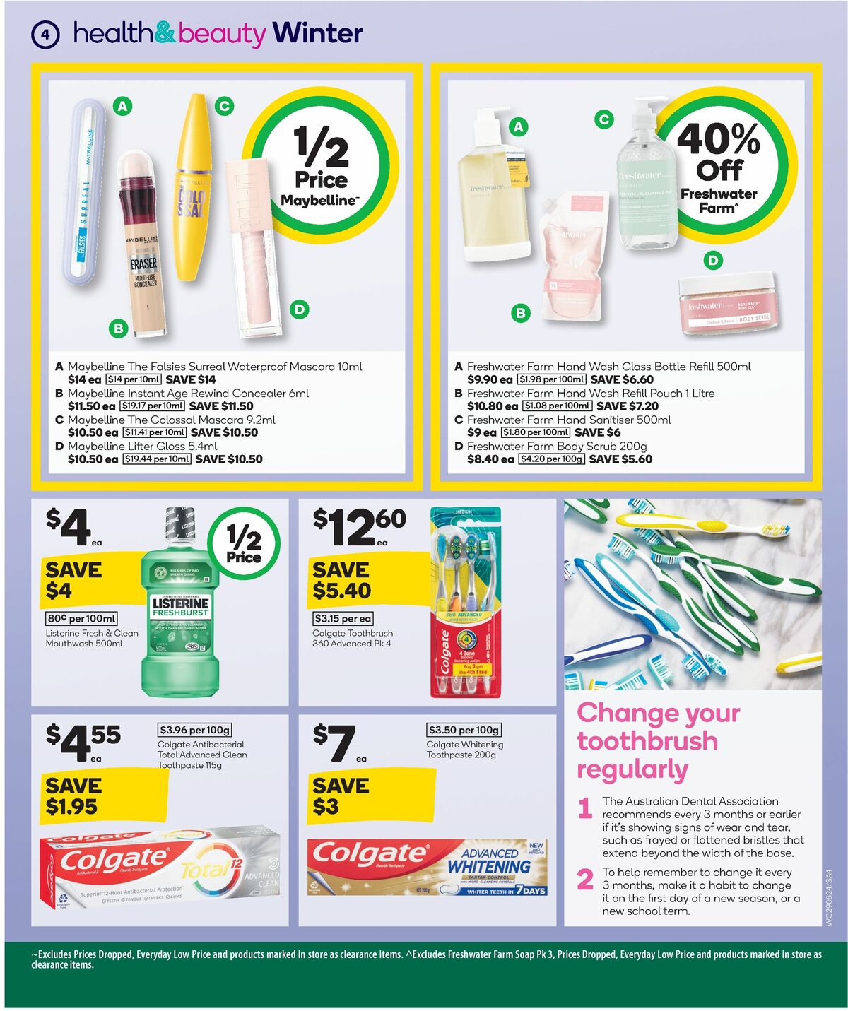 Woolworths Autumn Health & Beauty Winter Catalogues from 29 May