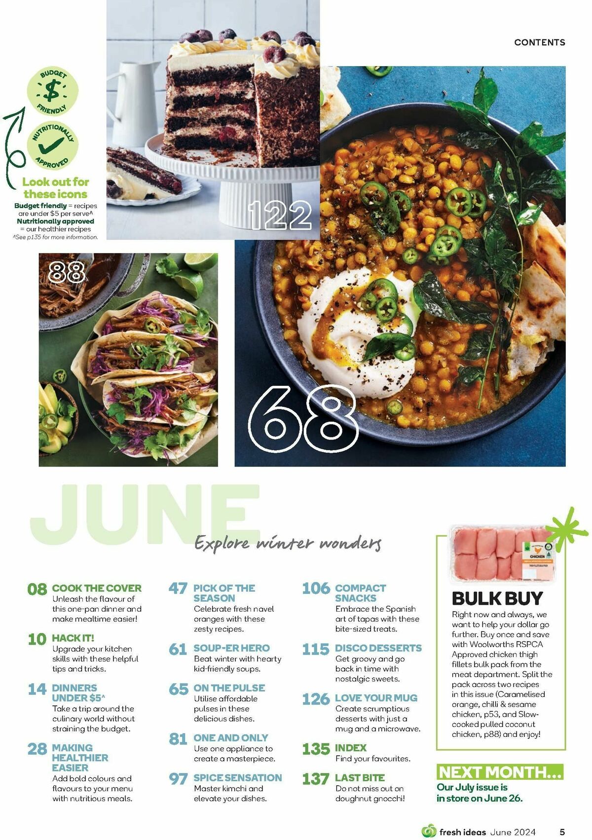 Woolworths Fresh Ideas Magazine June Catalogues from 1 June