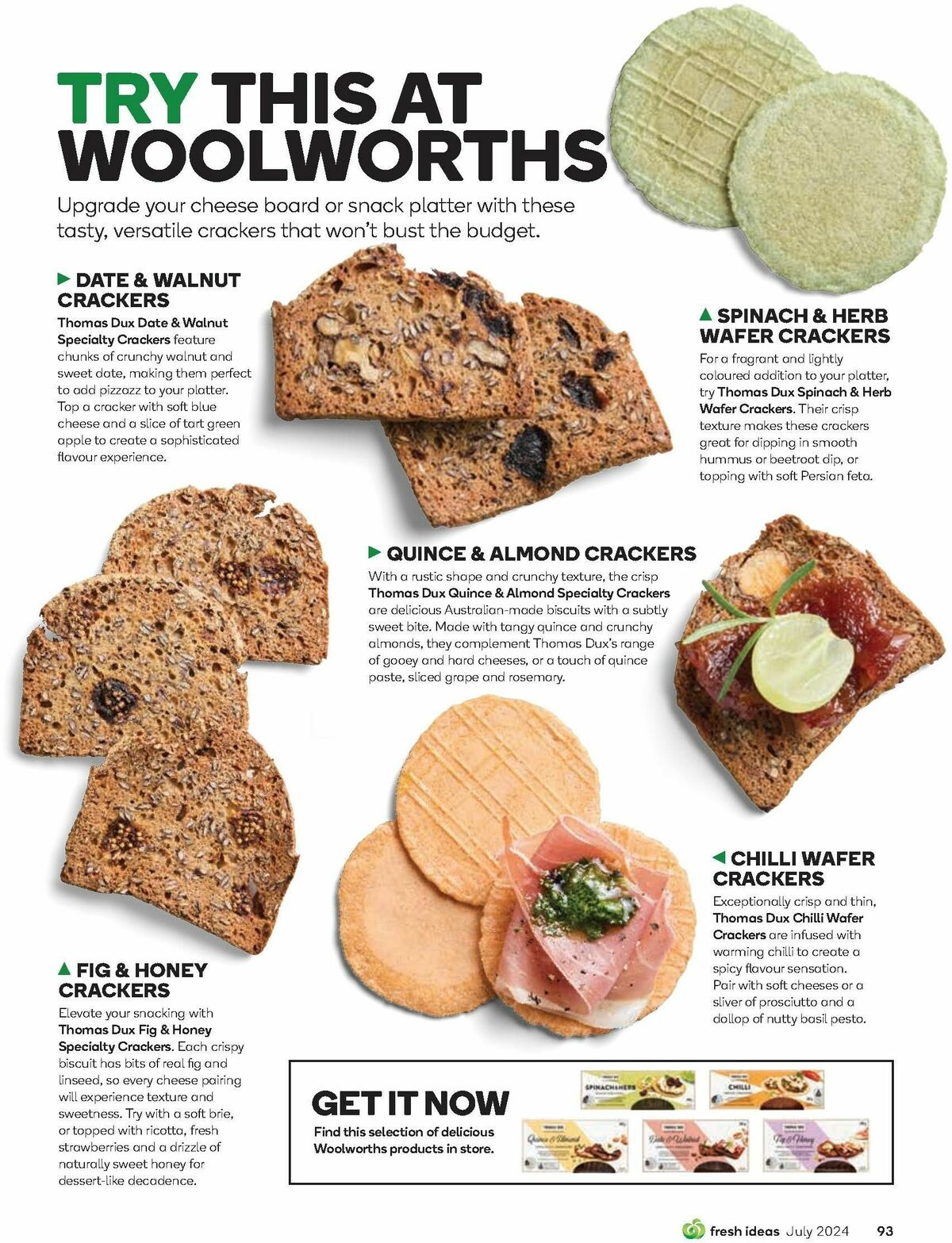 Woolworths Fresh Ideas Magazine July Catalogues from 1 July