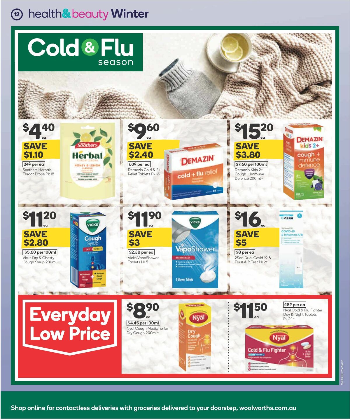 Woolworths Winter Health & Beauty Catalogues from 3 July