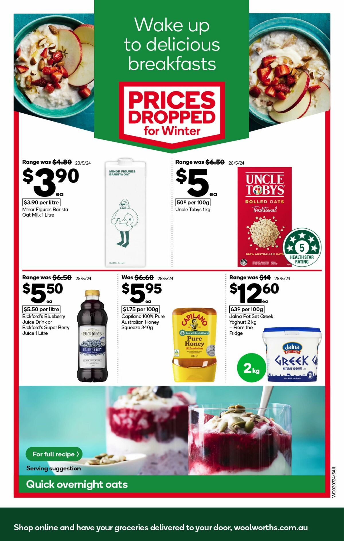 Woolworths Catalogues from 3 July