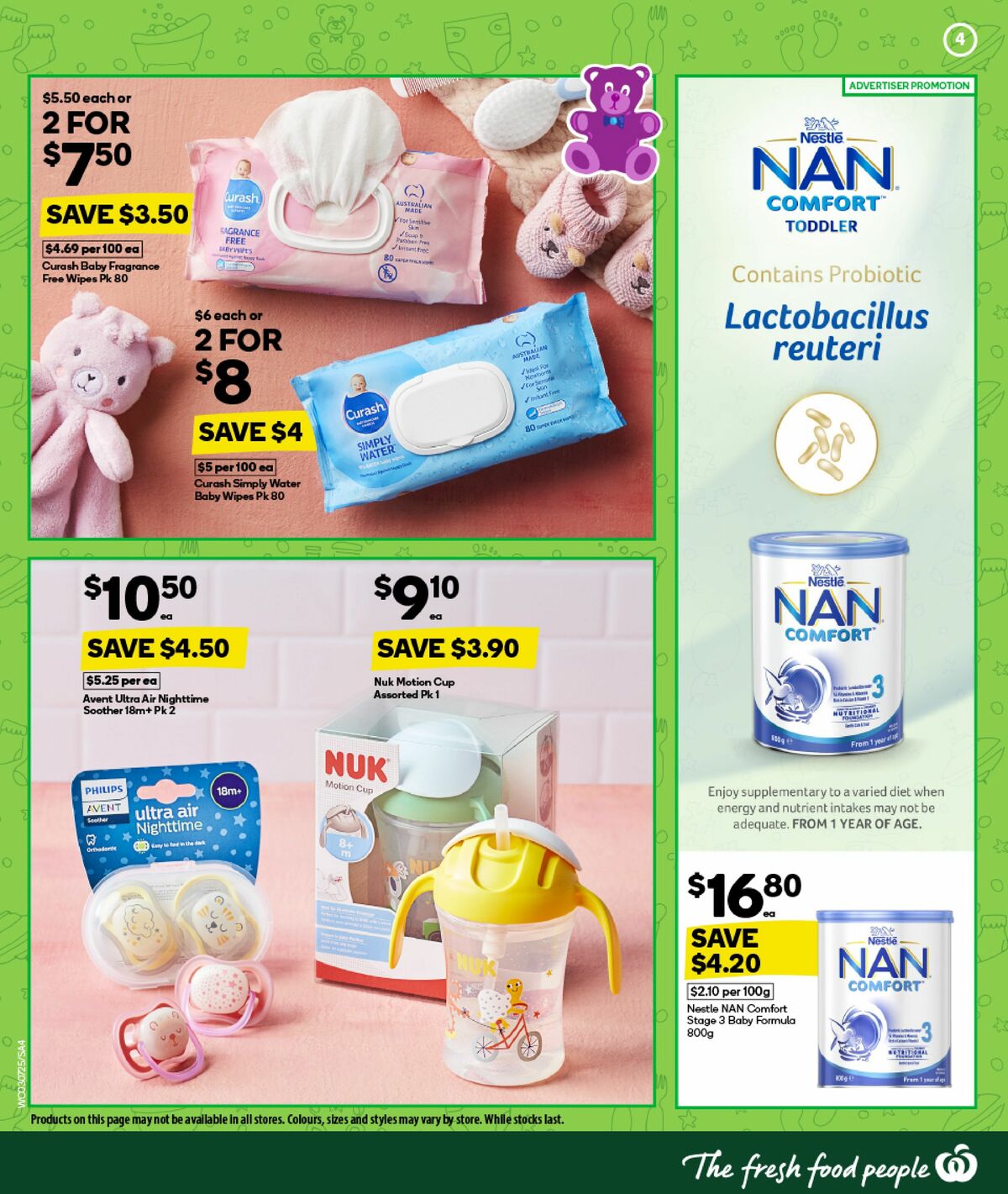 Woolworths Baby Catalogues from 3 July