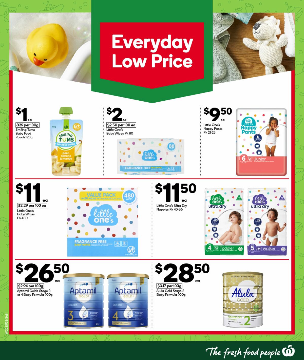 Woolworths Baby Catalogues from 3 July