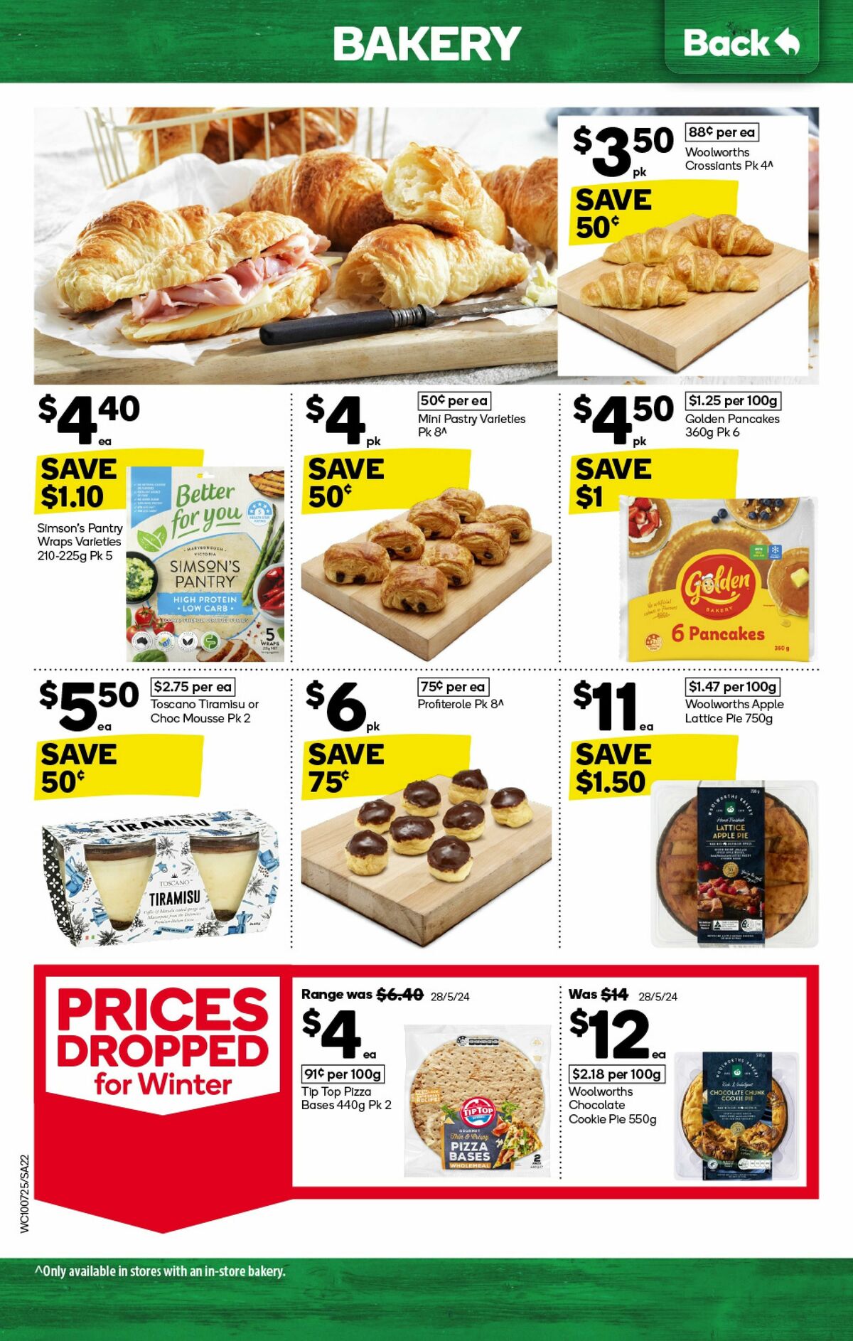 Woolworths Catalogues from 10 July