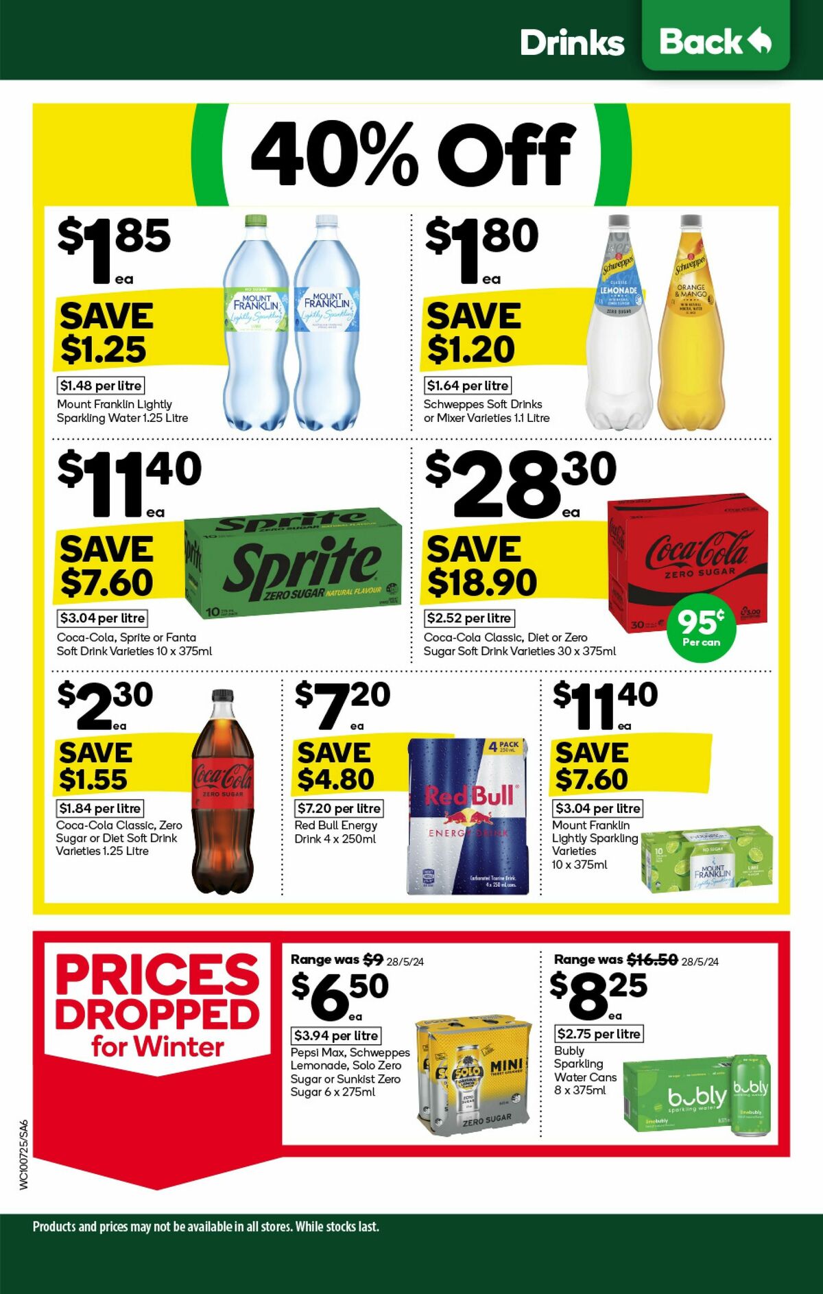 Woolworths Catalogues from 10 July