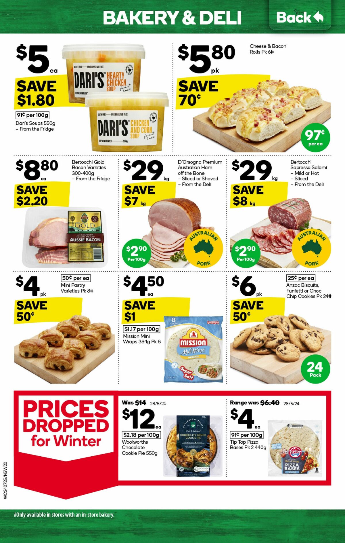 Woolworths Catalogues from 24 July