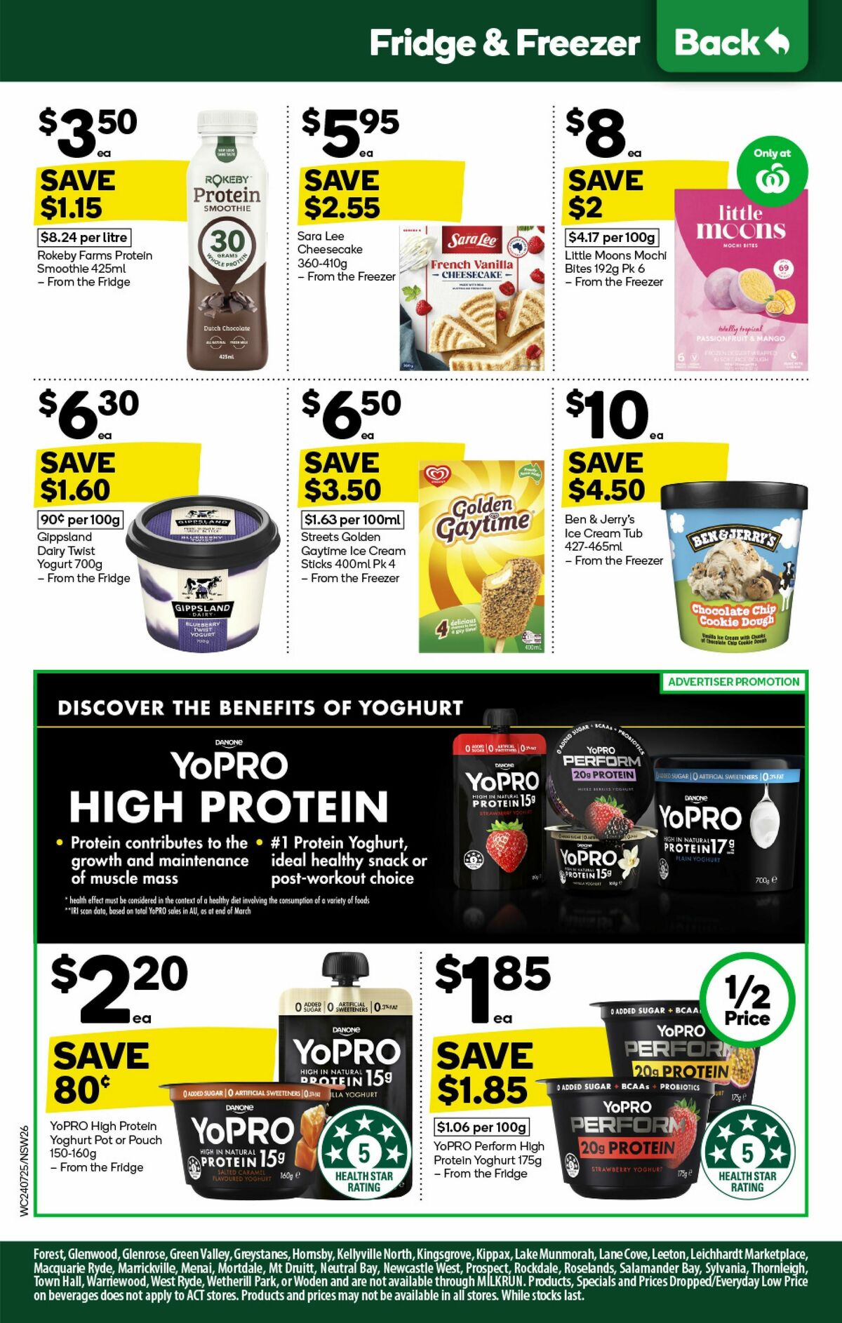 Woolworths Catalogues from 24 July